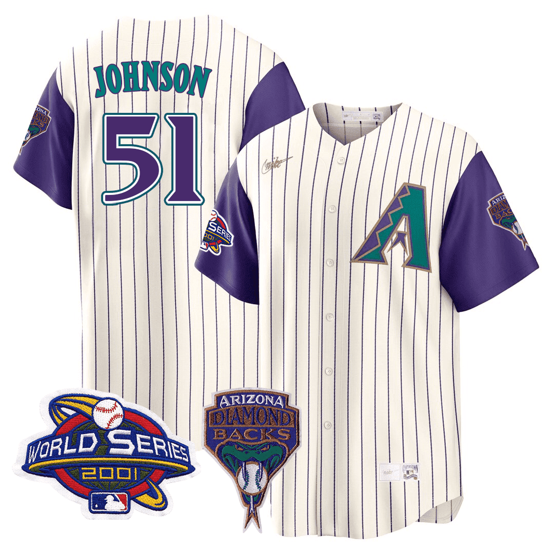 2001 World Series Patch - Randy Johnson