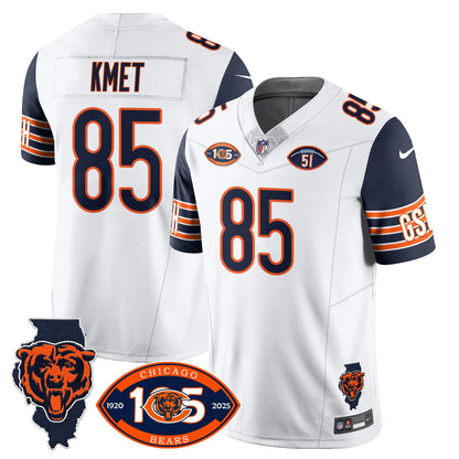 Navy Sleeves - Cole Kmet