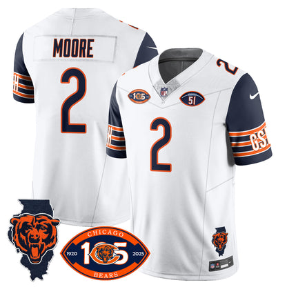 Navy Sleeves - D.J. Moore