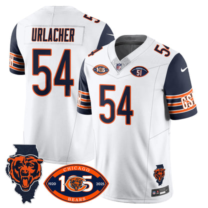 Navy Sleeves - Brian Urlacher