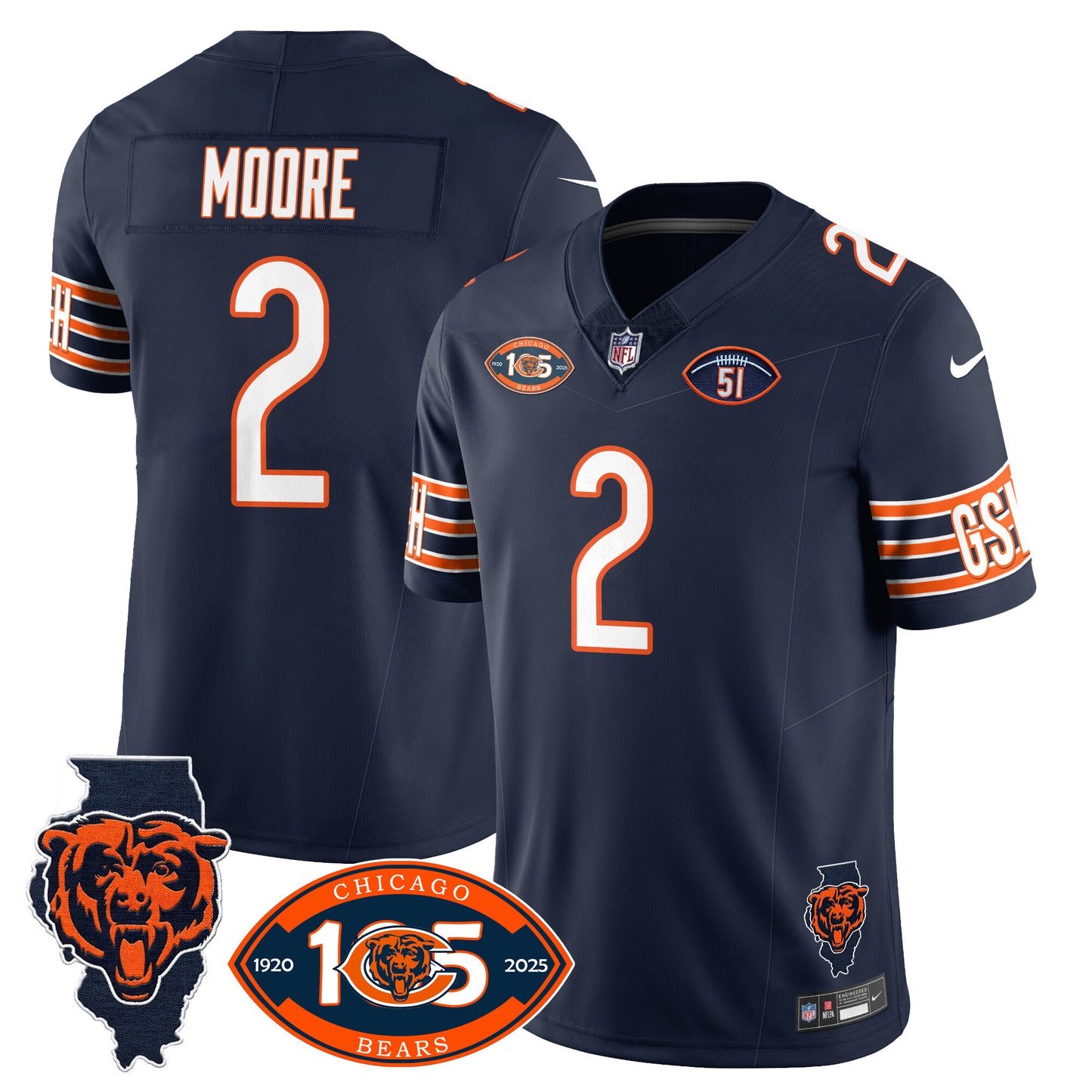 Navy - D.J. Moore