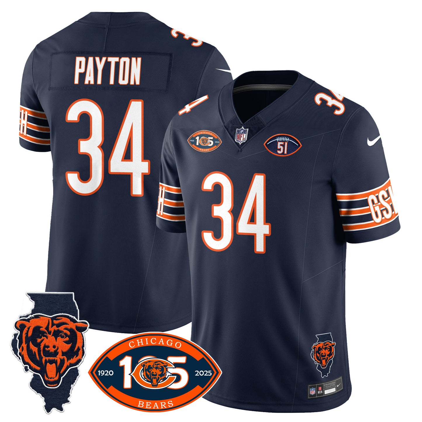 Navy - Walter Payton