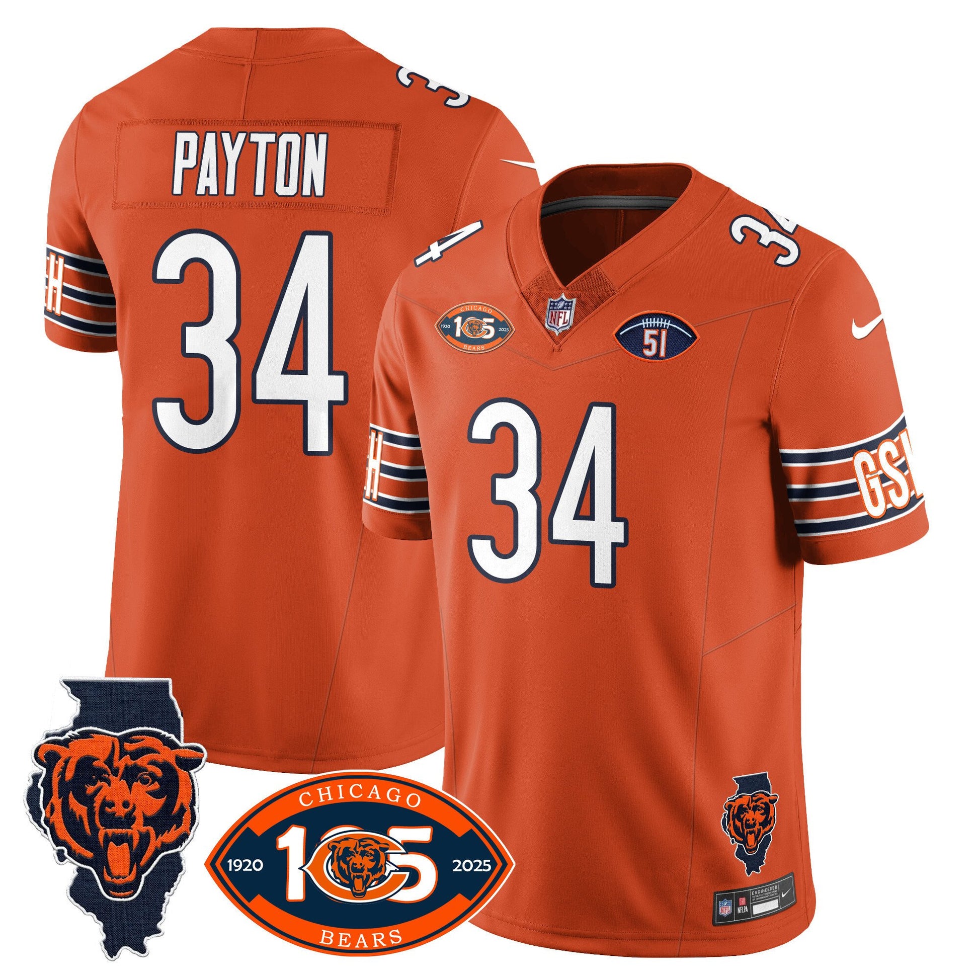 Orange - Walter Payton