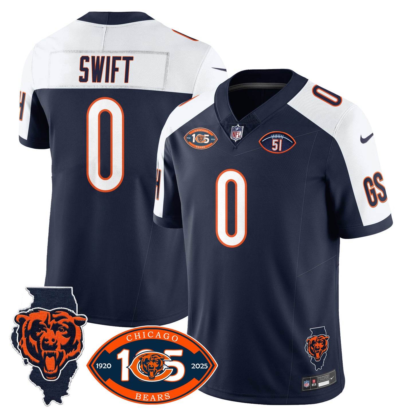 Navy Alternate - D'Andre Swift