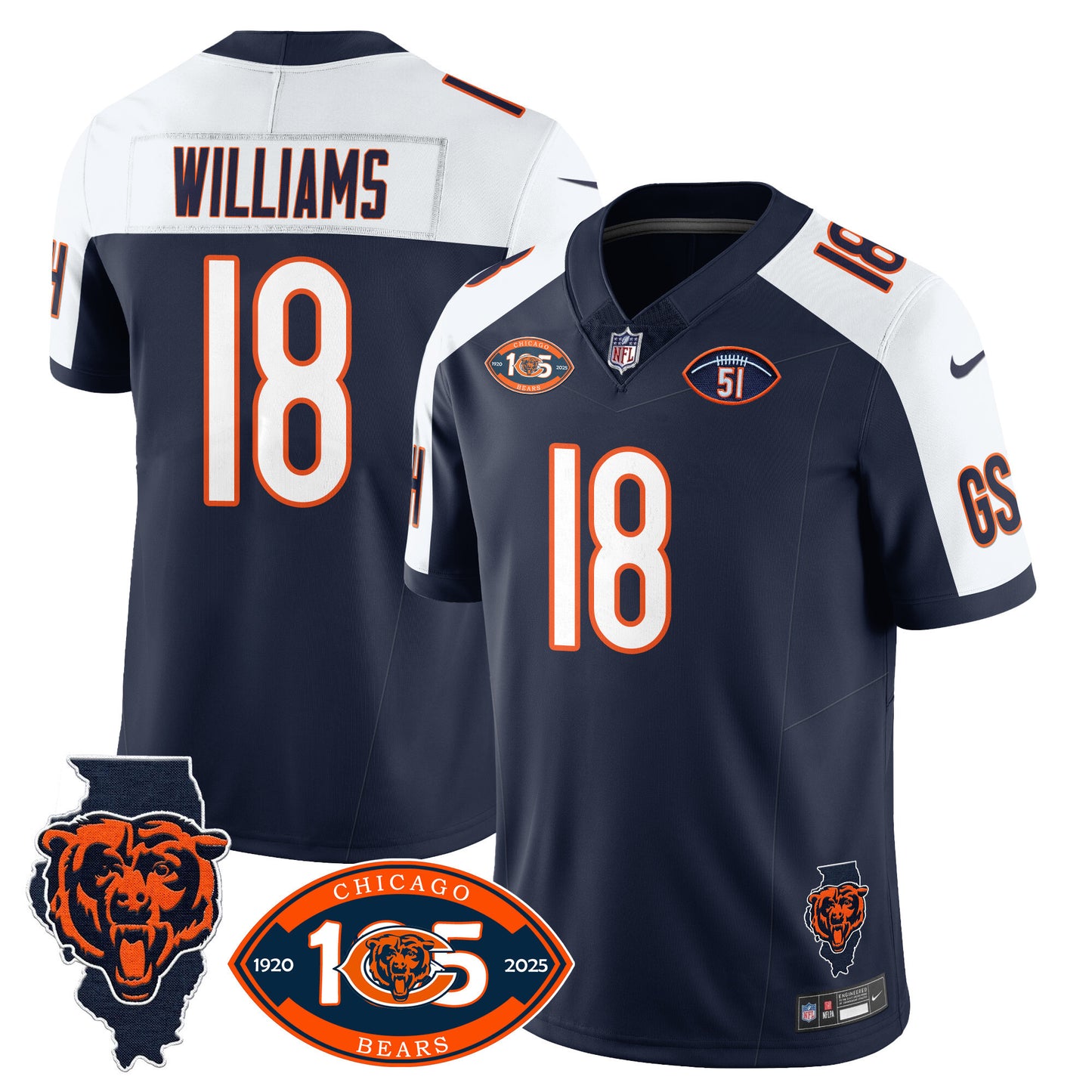 Navy Alternate - Caleb Williams