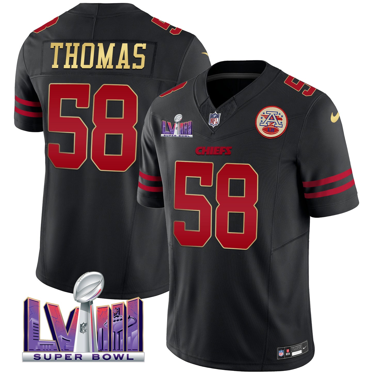 Gold Trim - Derrick Thomas
