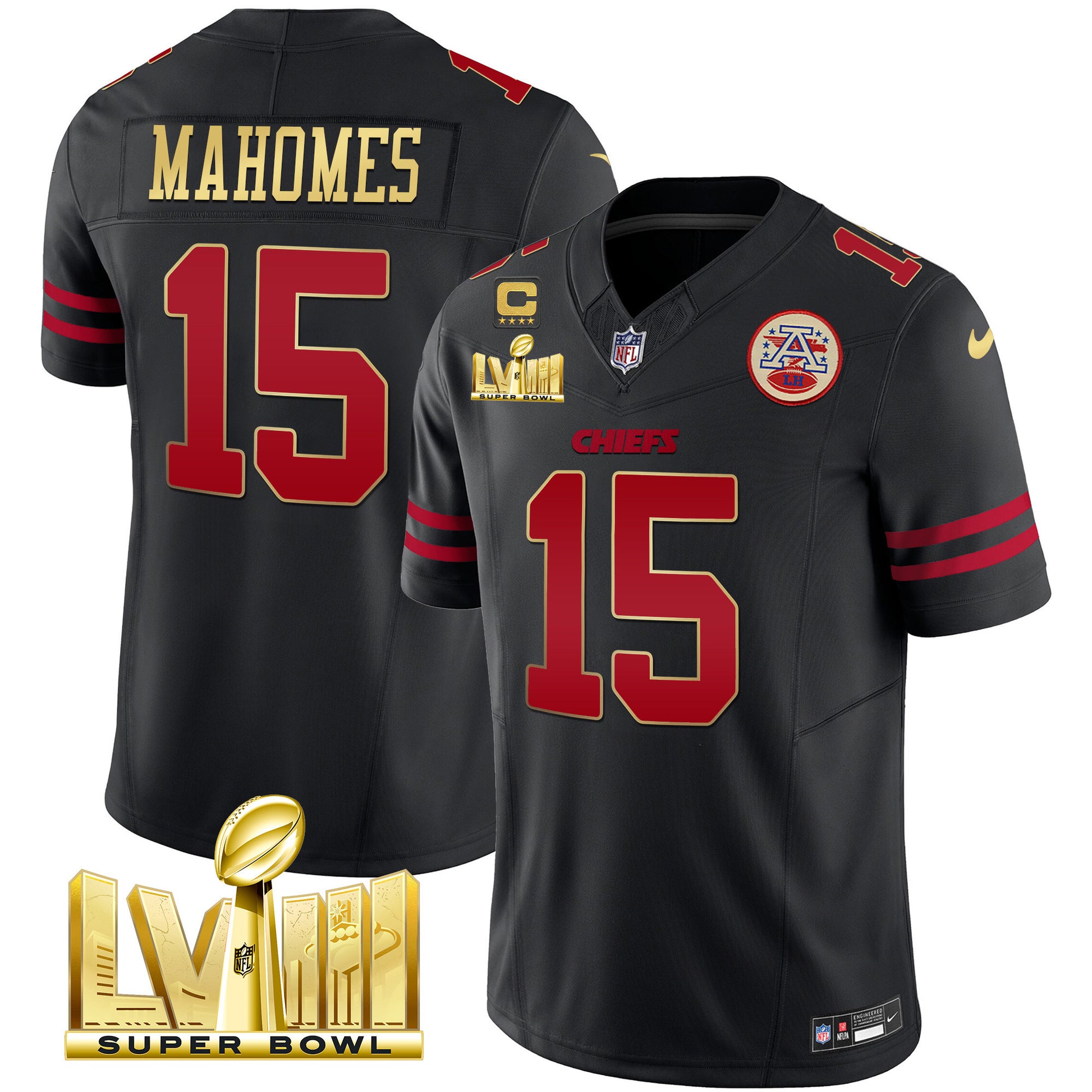 Gold Trim - Patrick Mahomes
