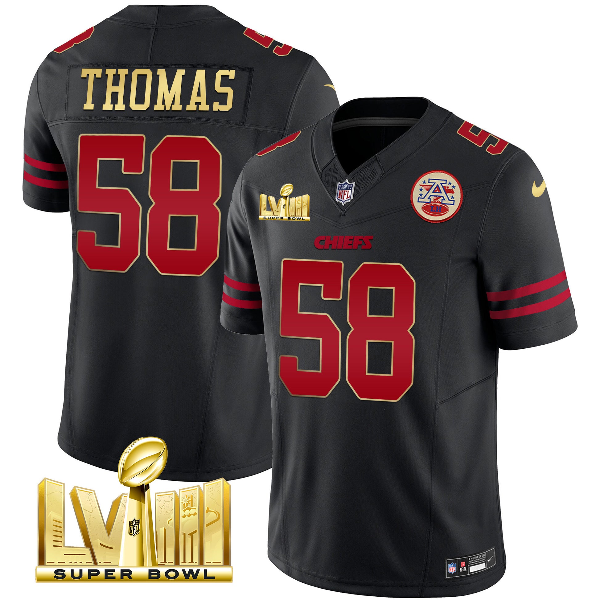 Gold Trim - Derrick Thomas