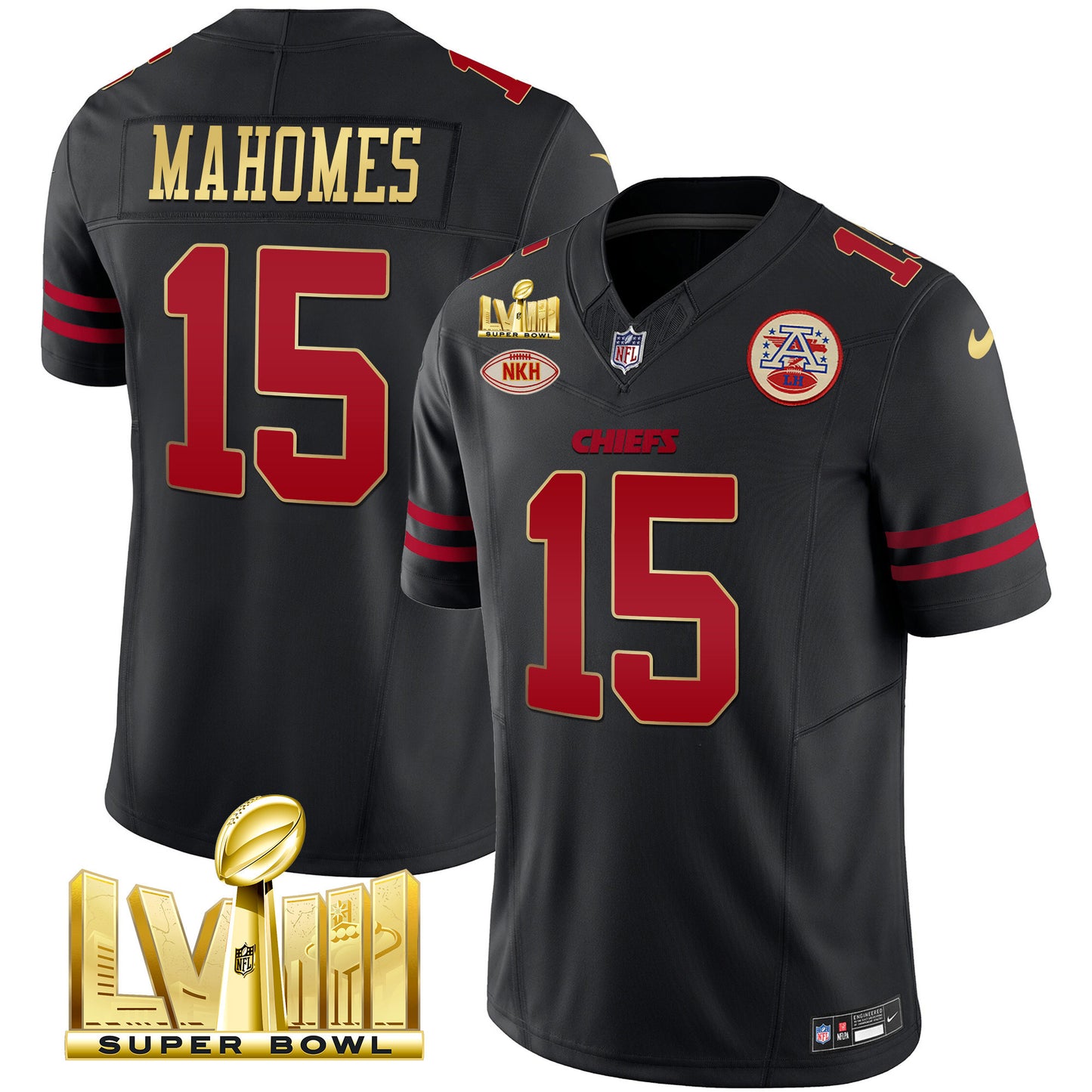 Gold Trim - Patrick Mahomes