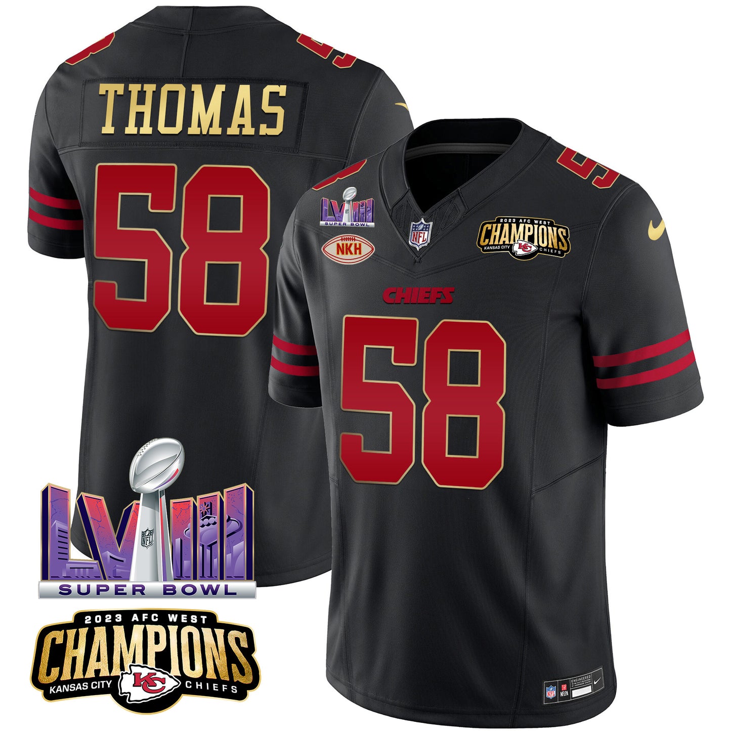 Gold Trim - Derrick Thomas