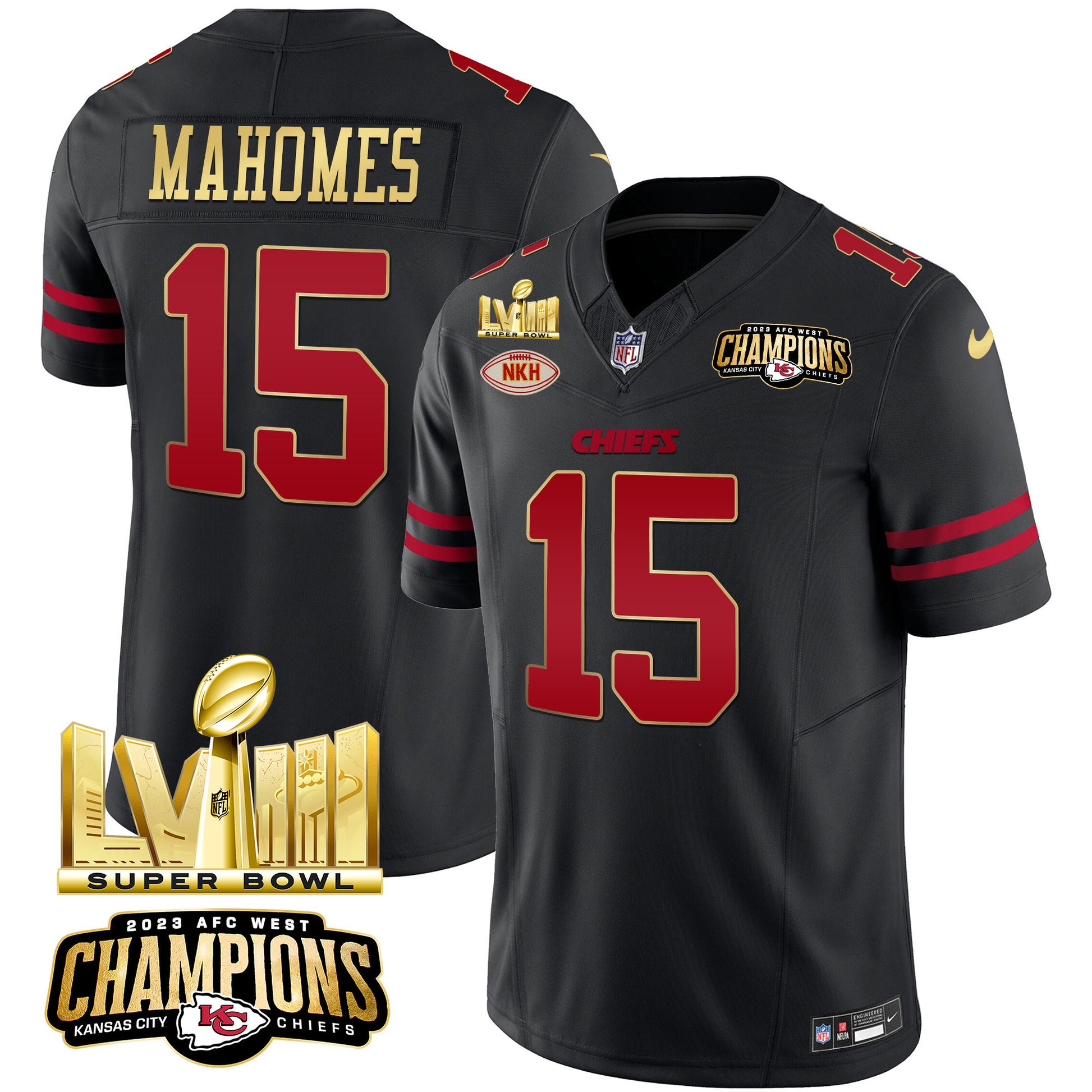 Gold Trim - Patrick Mahomes