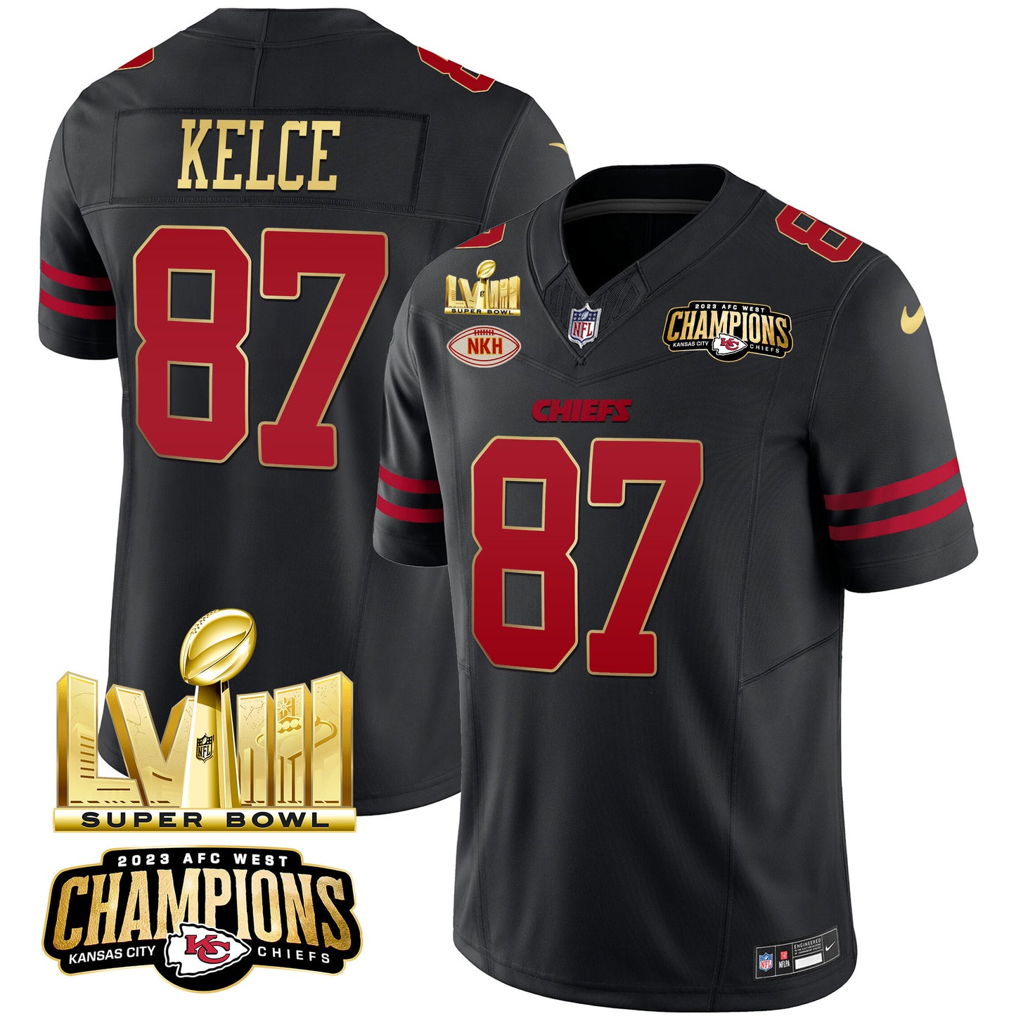Gold Trim - Travis Kelce