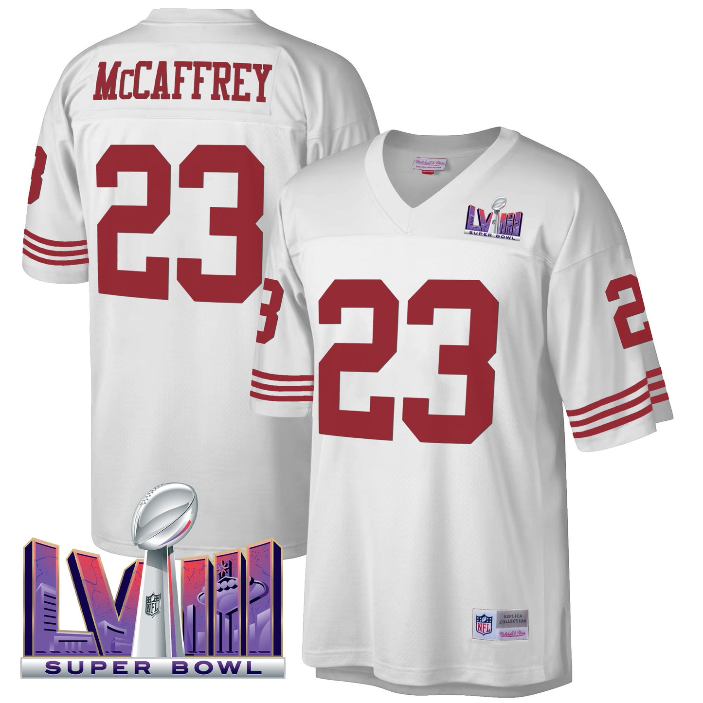 White - Christian McCaffrey