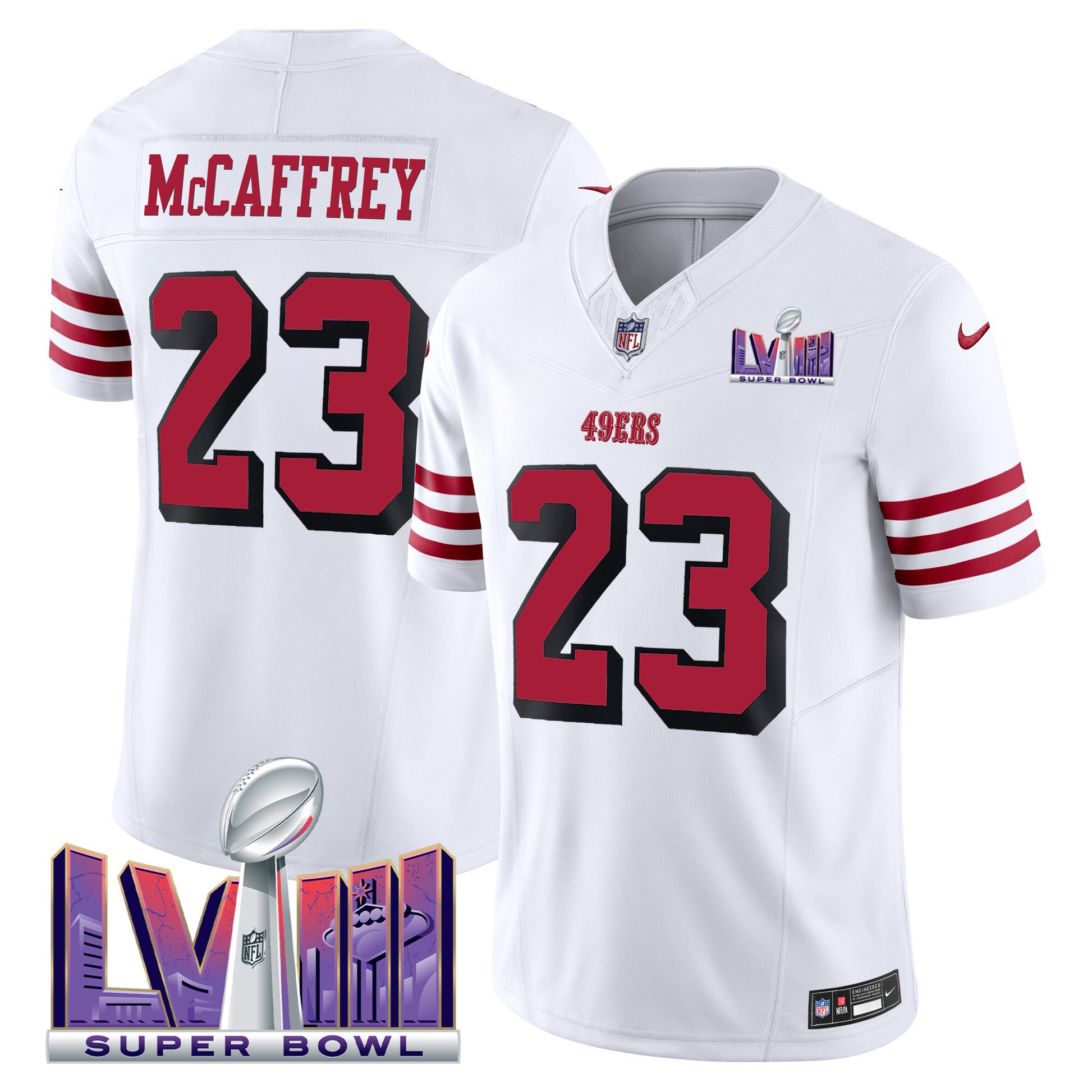White - Christian McCaffrey