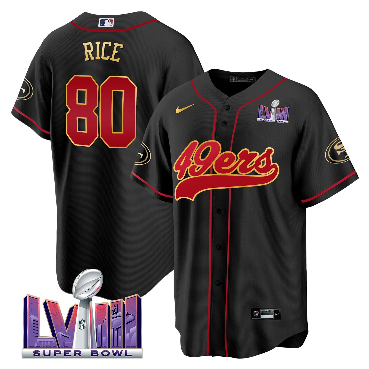 Black Gold Trim - Jerry Rice