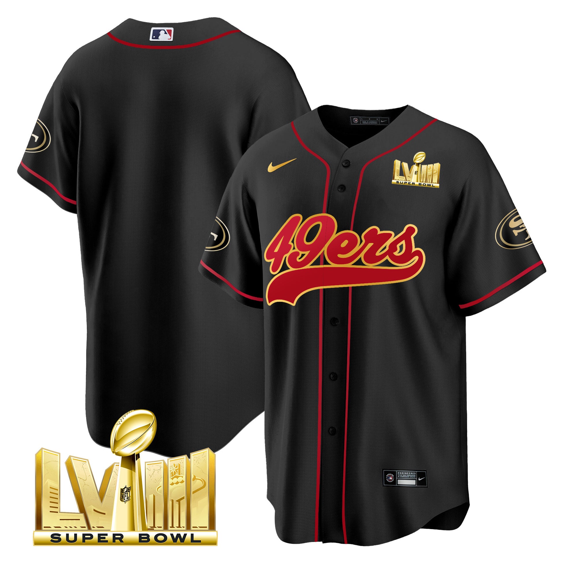 Black Gold Trim - Team