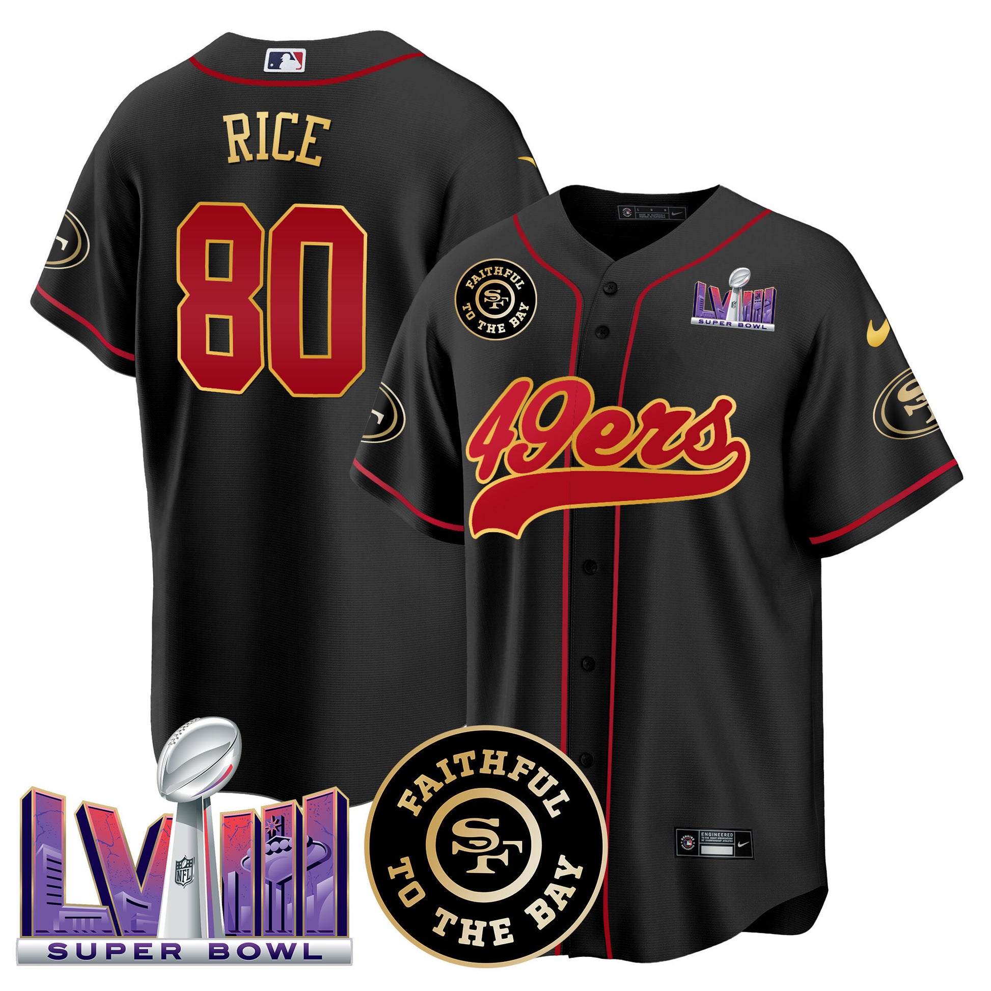 Black Gold Trim - Jerry Rice