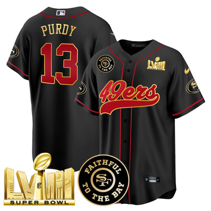 Black Gold Trim - Brock Purdy