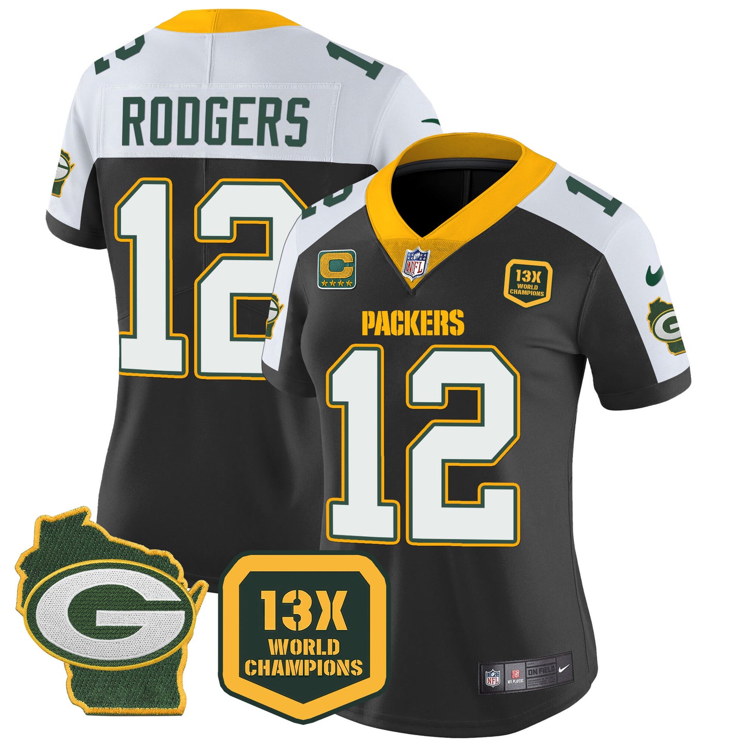 Black Alternate - Aaron Rodgers