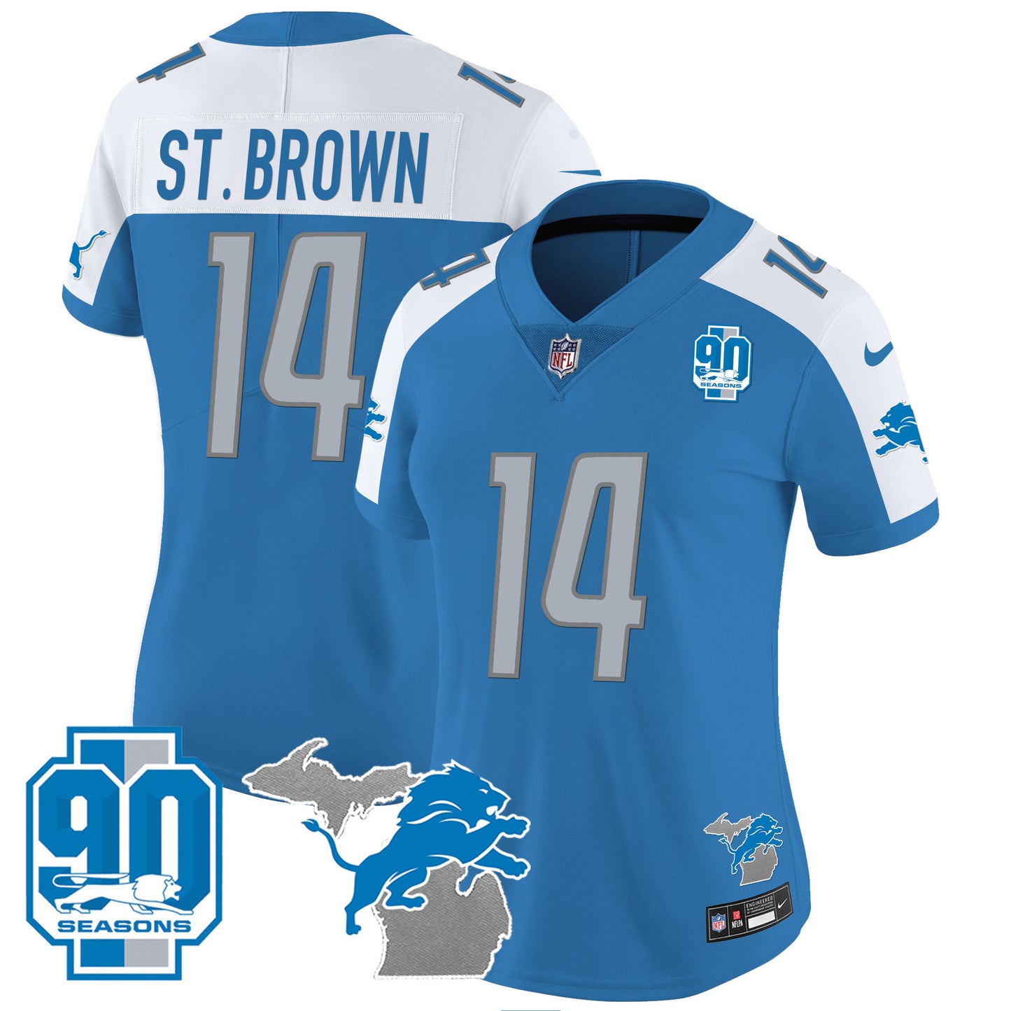 Blue Alternate - St. Brown