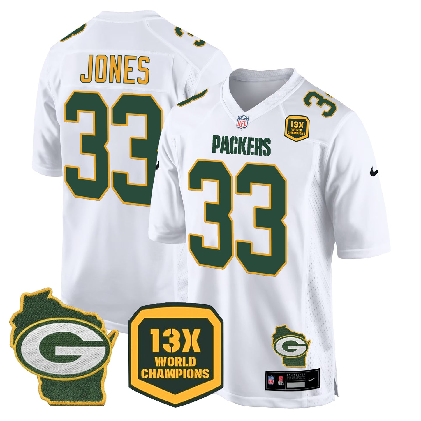 White - Aaron Jones
