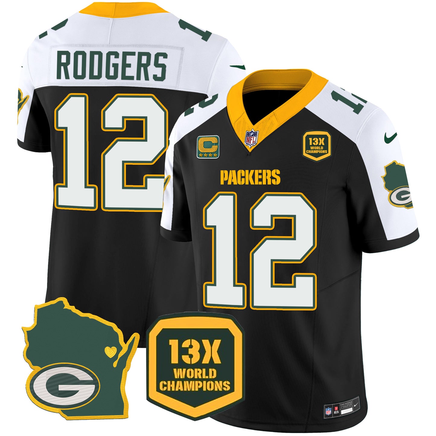 Black Alternate - Aaron Rodgers