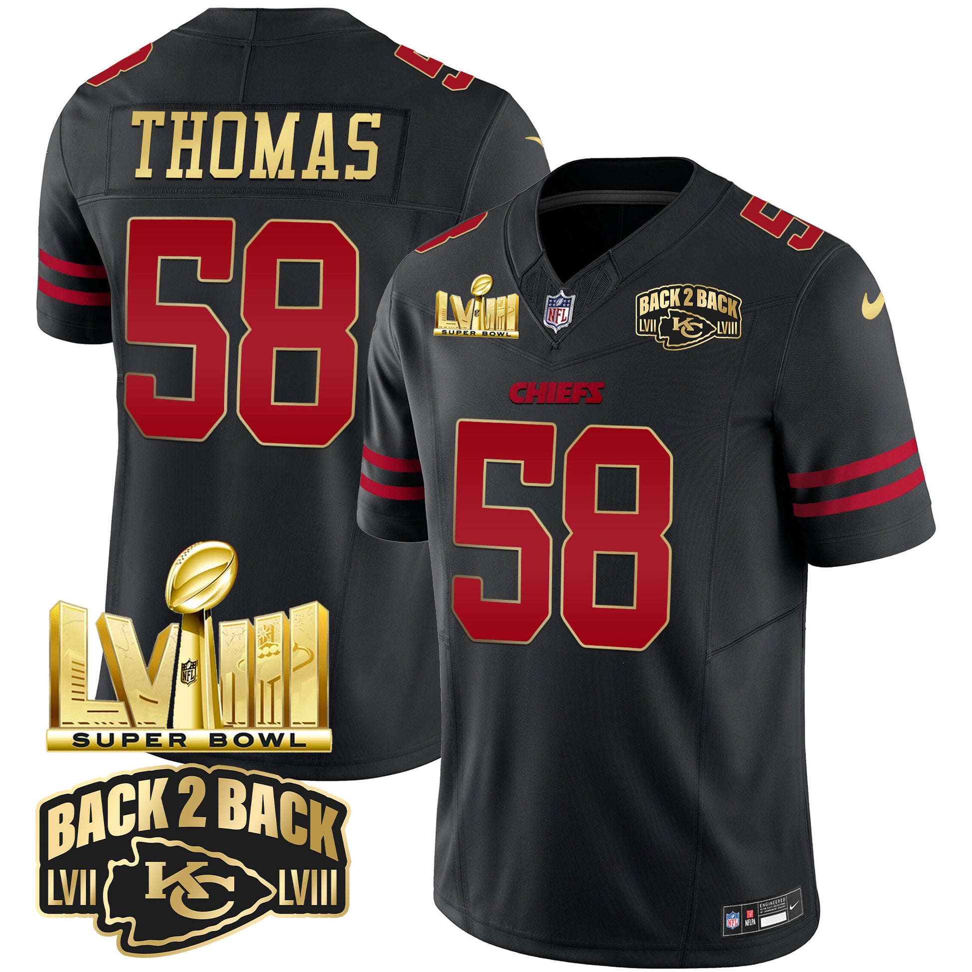 Gold Trim - Derrick Thomas