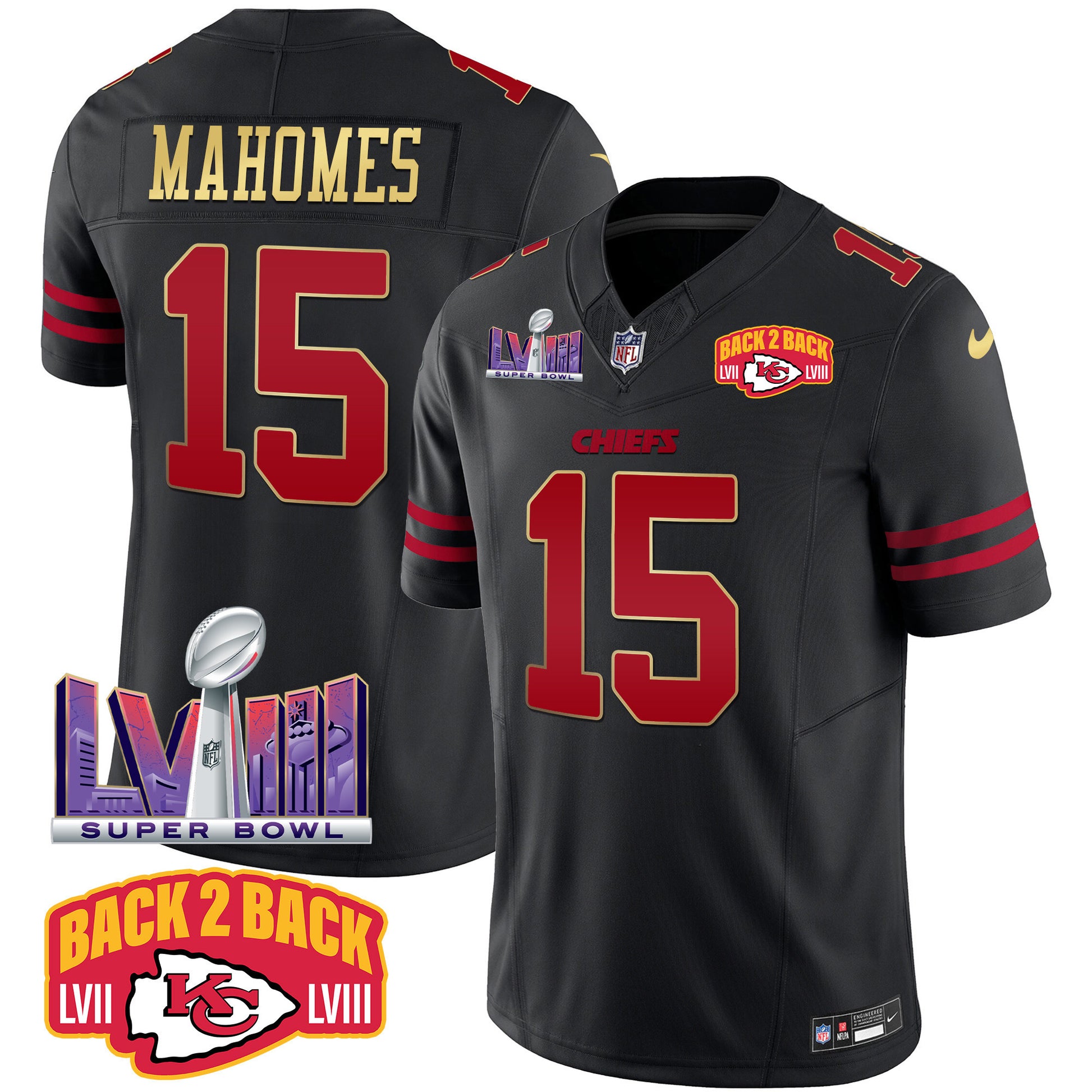 Gold Trim - Patrick Mahomes