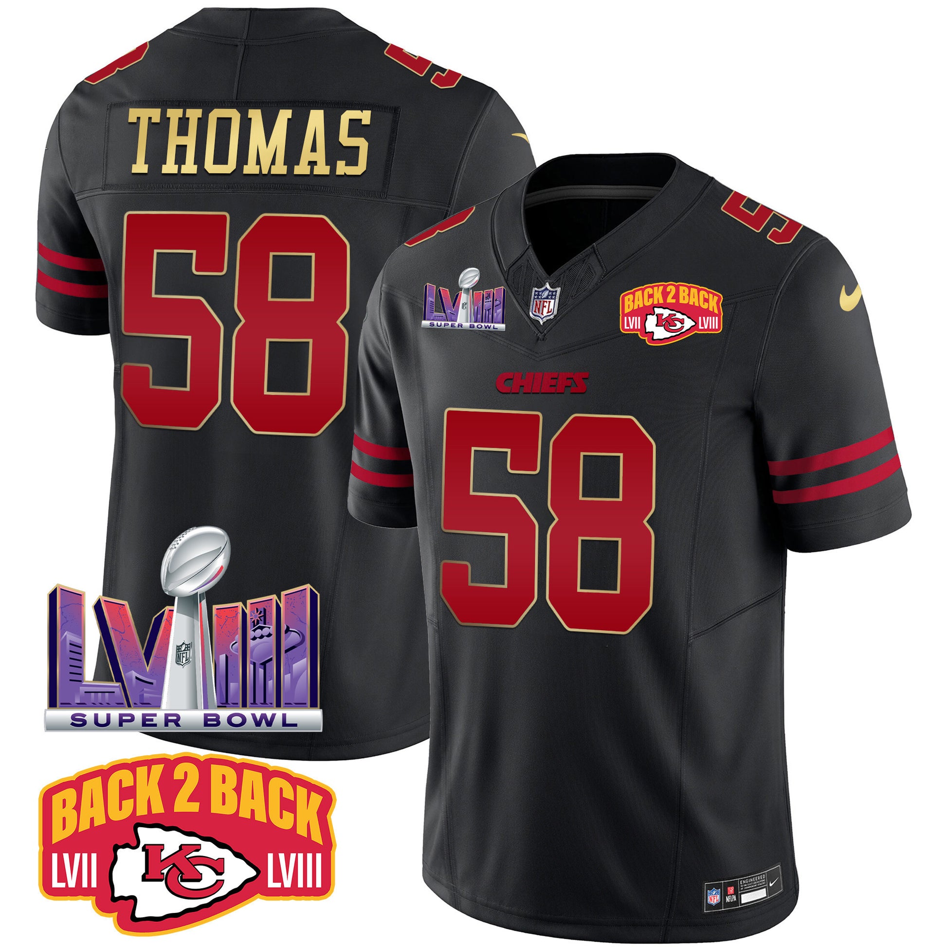 Gold Trim - Derrick Thomas