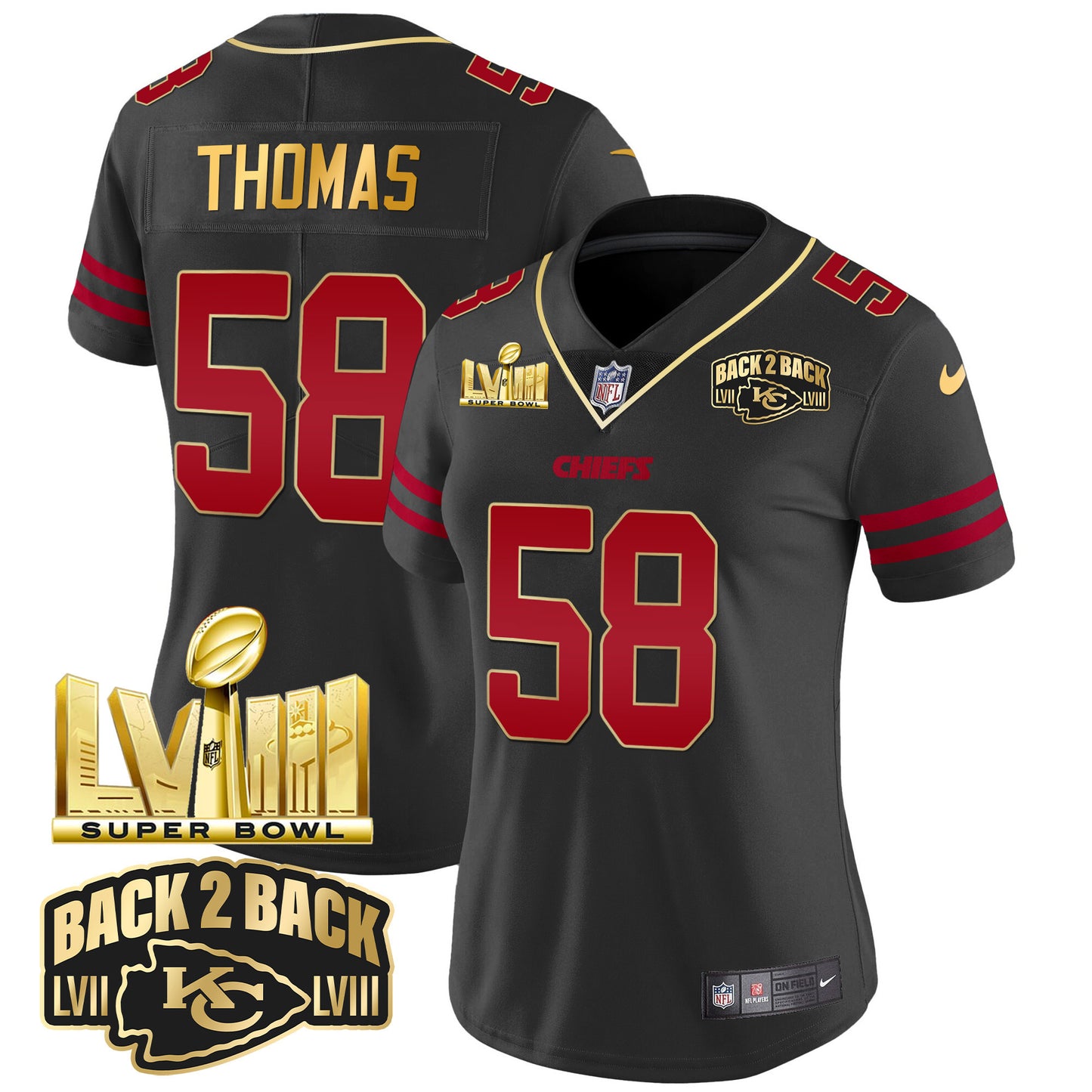 Gold Trim - Derrick Thomas