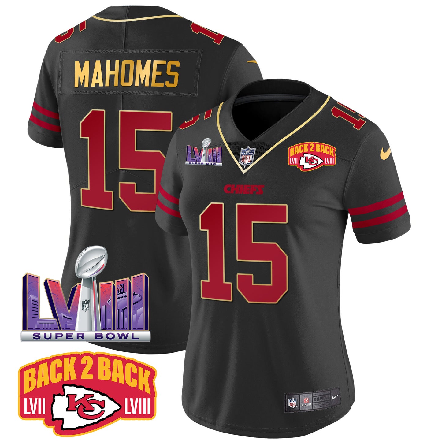 Gold Trim - Patrick Mahomes