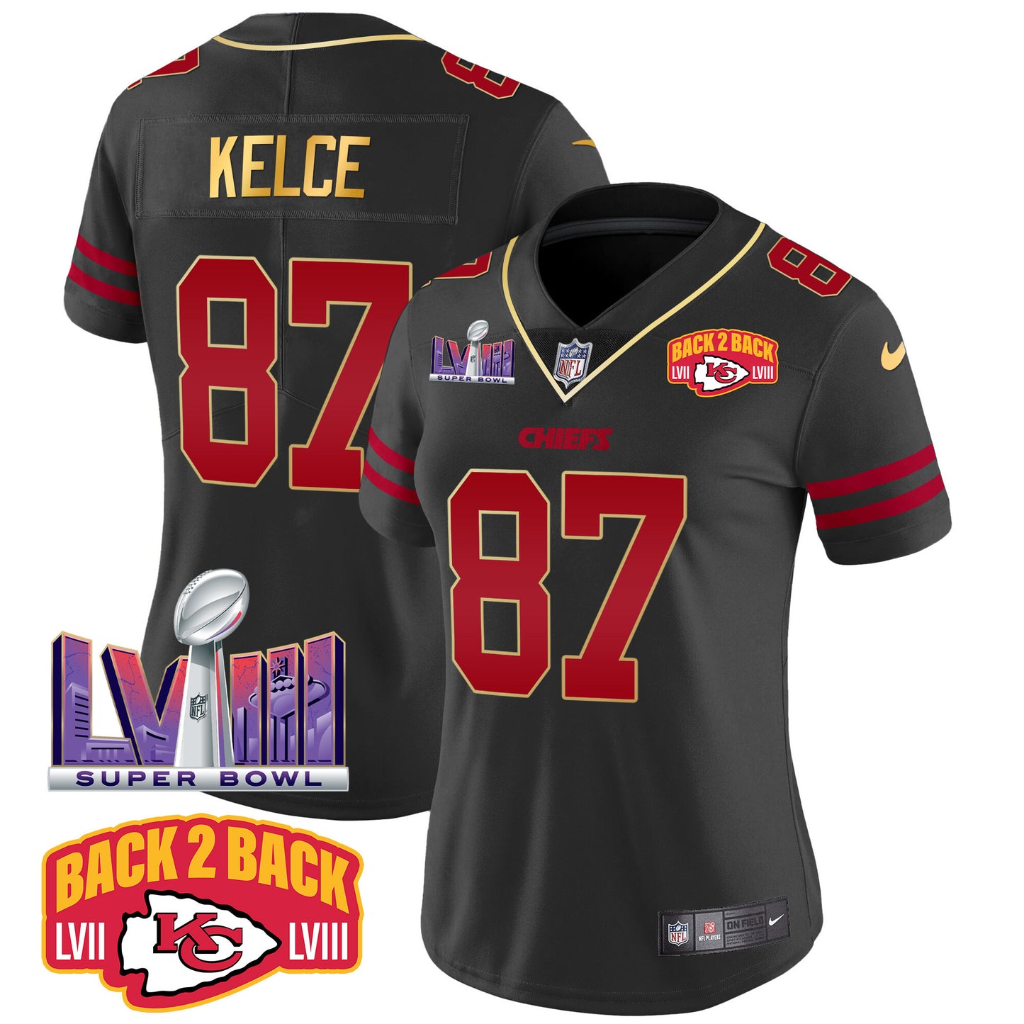 Gold Trim - Travis Kelce