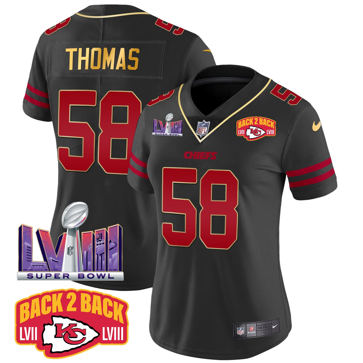 Gold Trim - Derrick Thomas