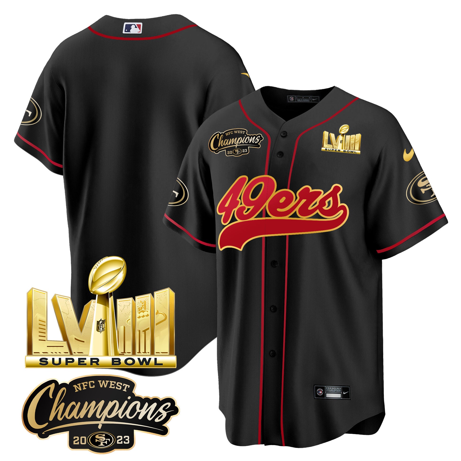 Black Gold Trim - Team