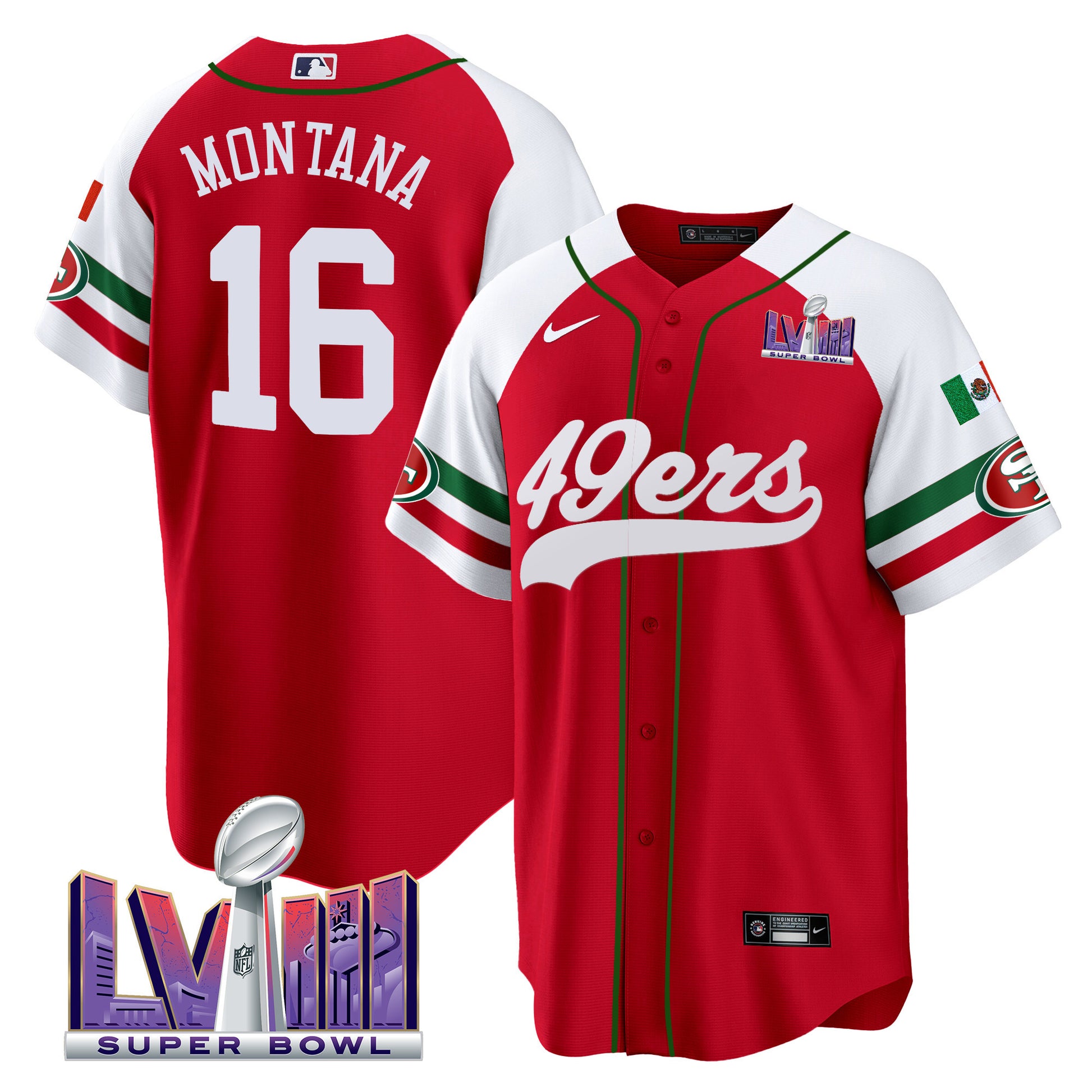 Red Alternate - Joe Montana