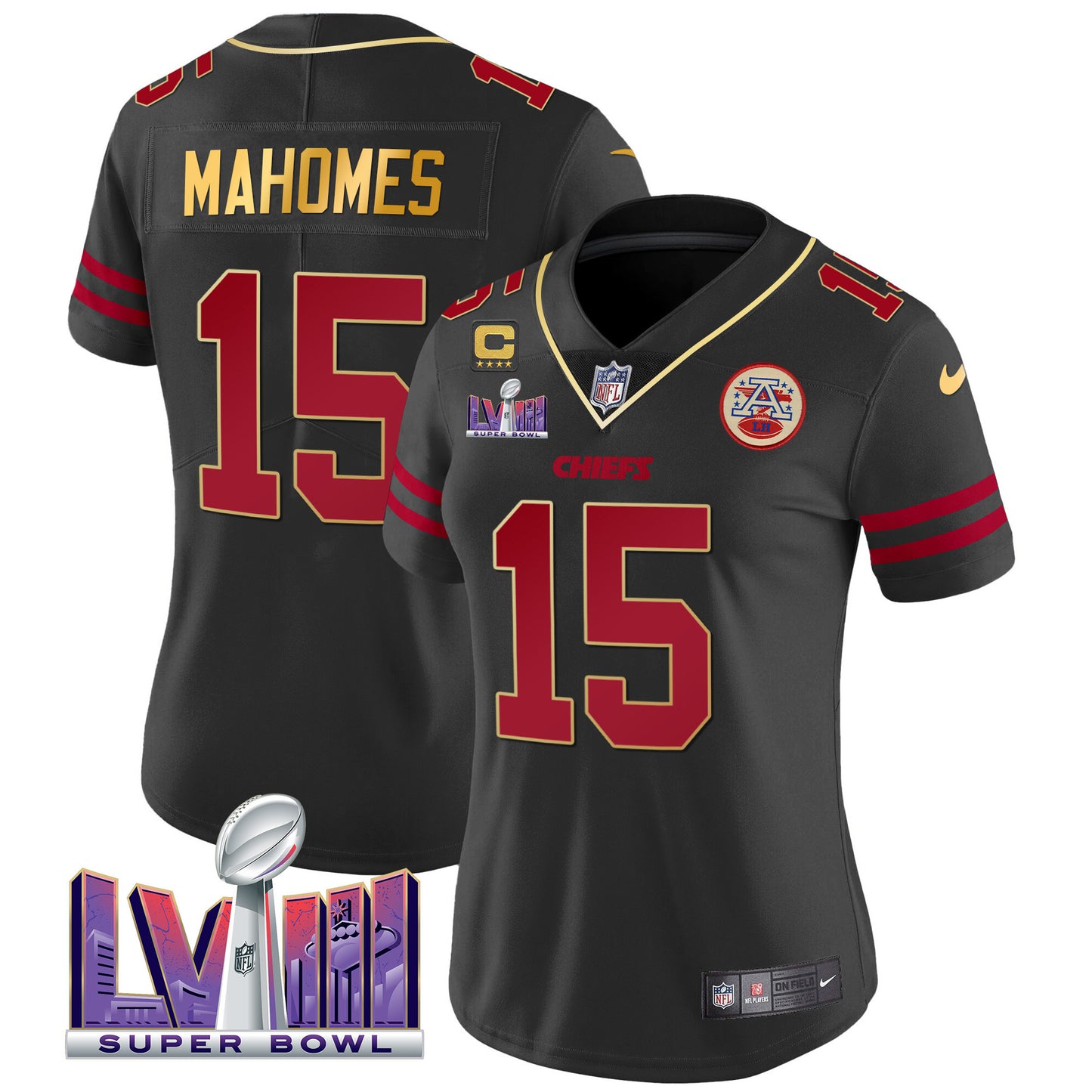 Gold Trim - Patrick Mahomes