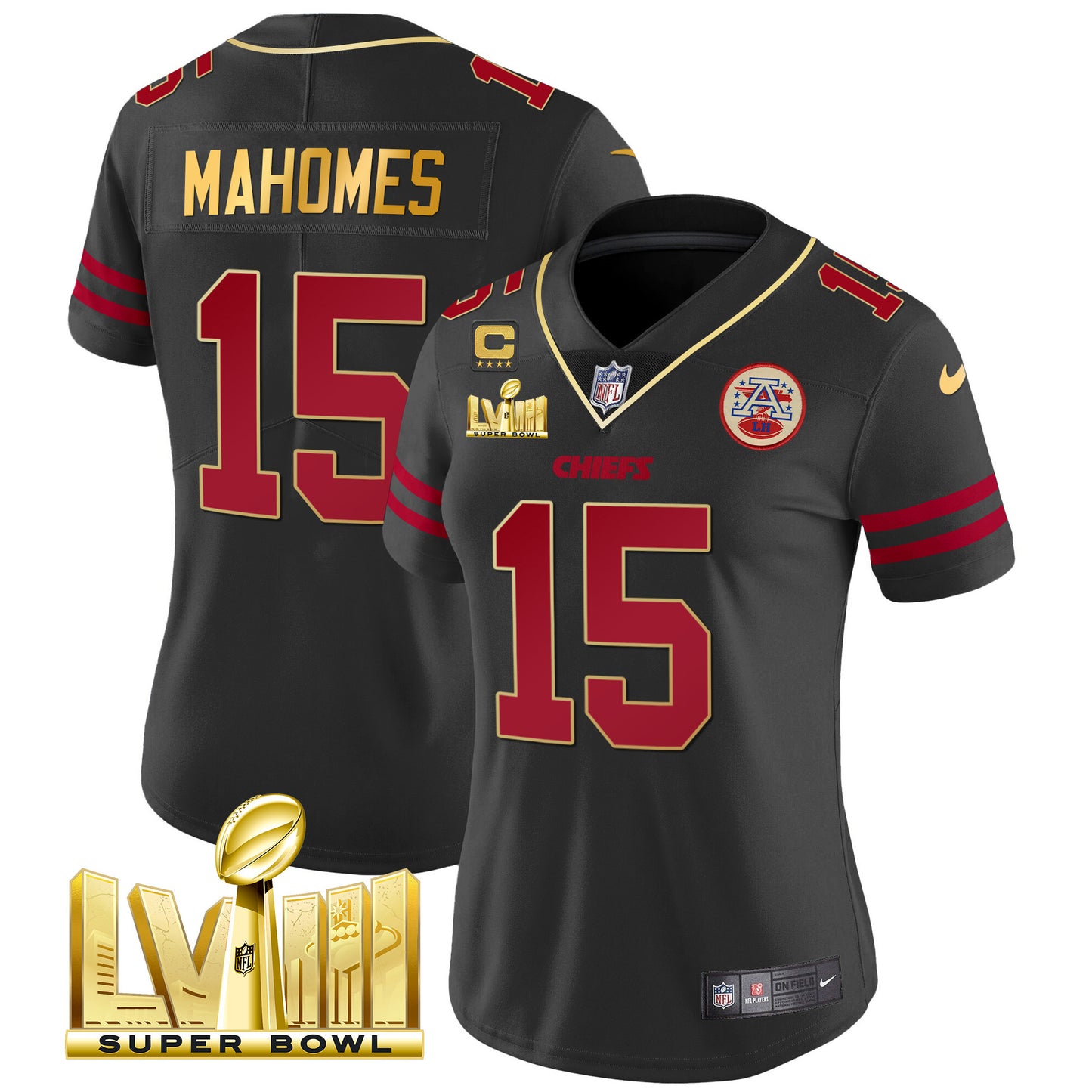 Gold Trim - Patrick Mahomes