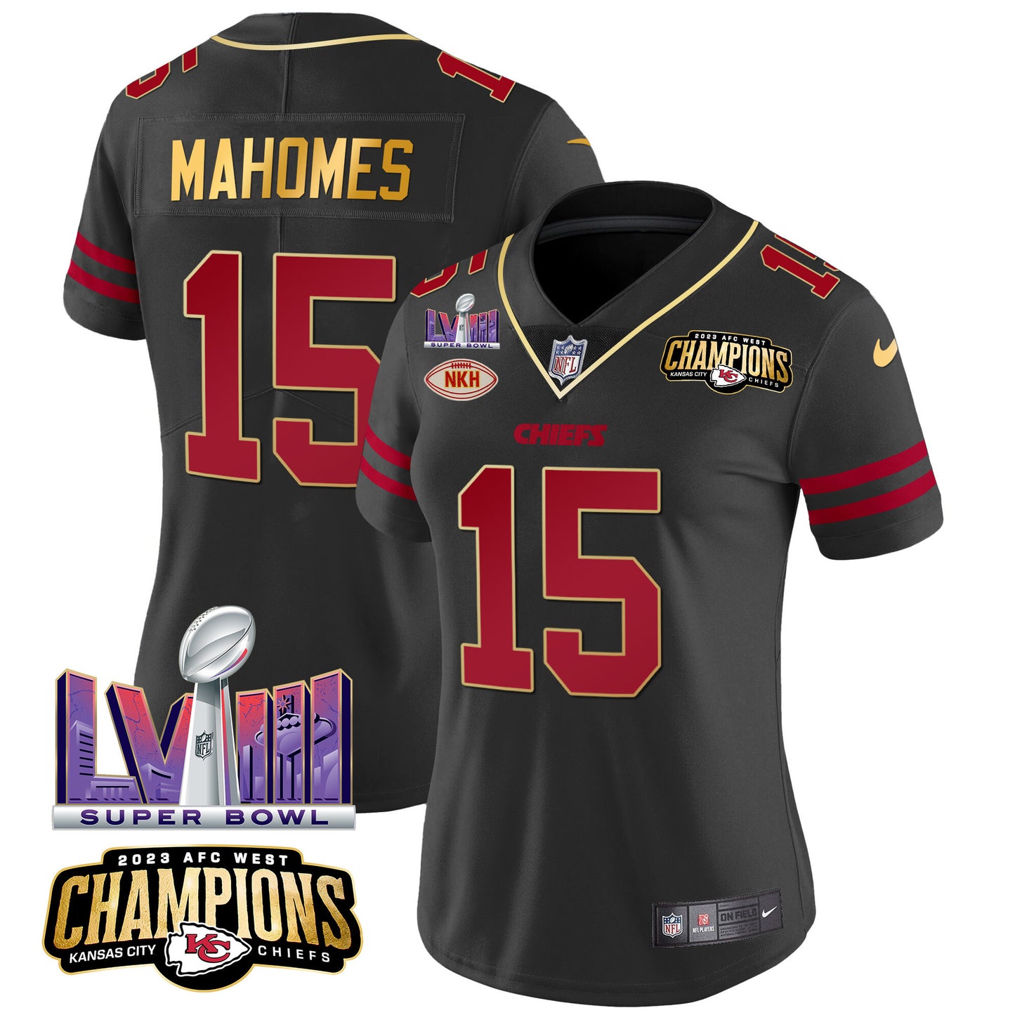 Gold Trim - Patrick Mahomes