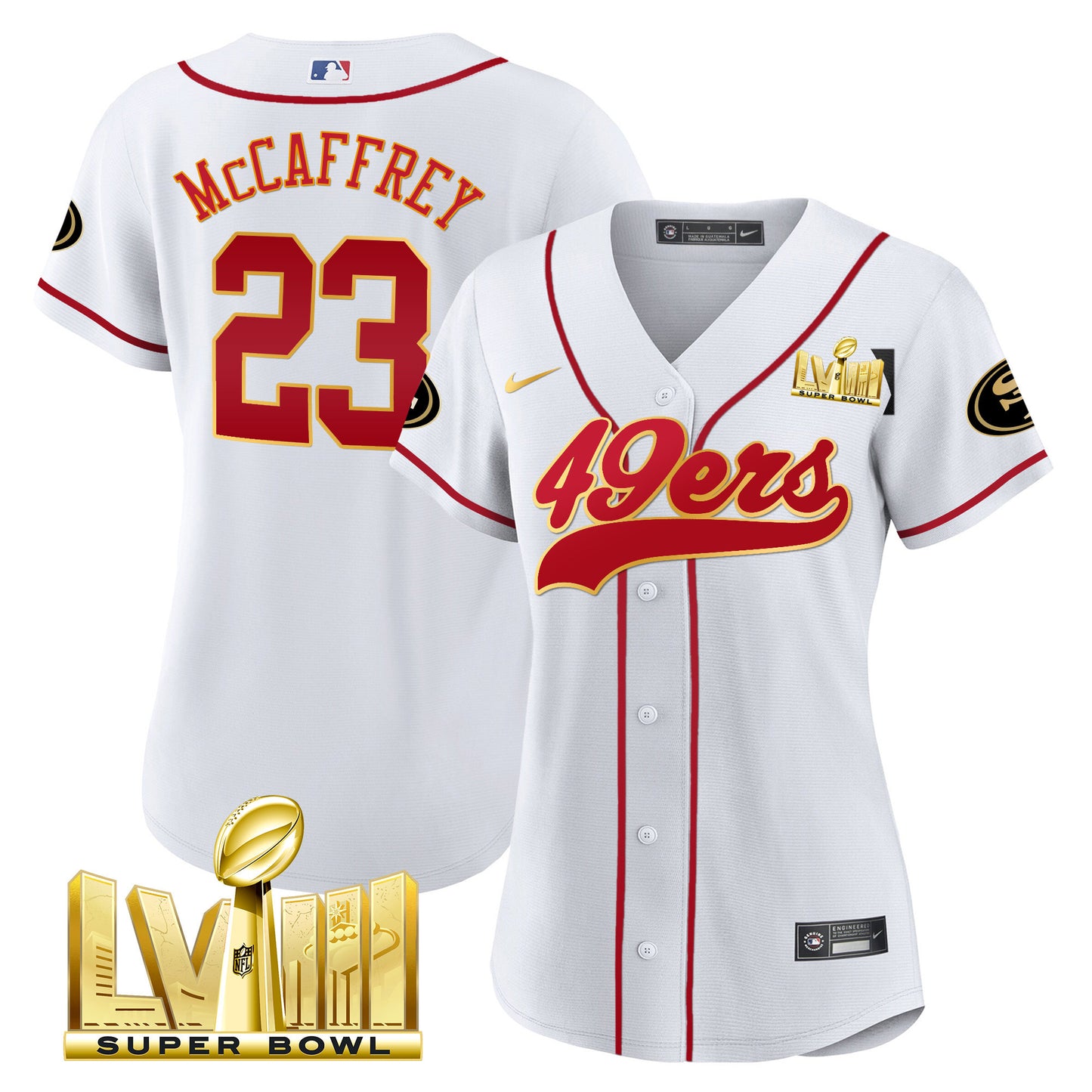 White - Christian McCaffrey