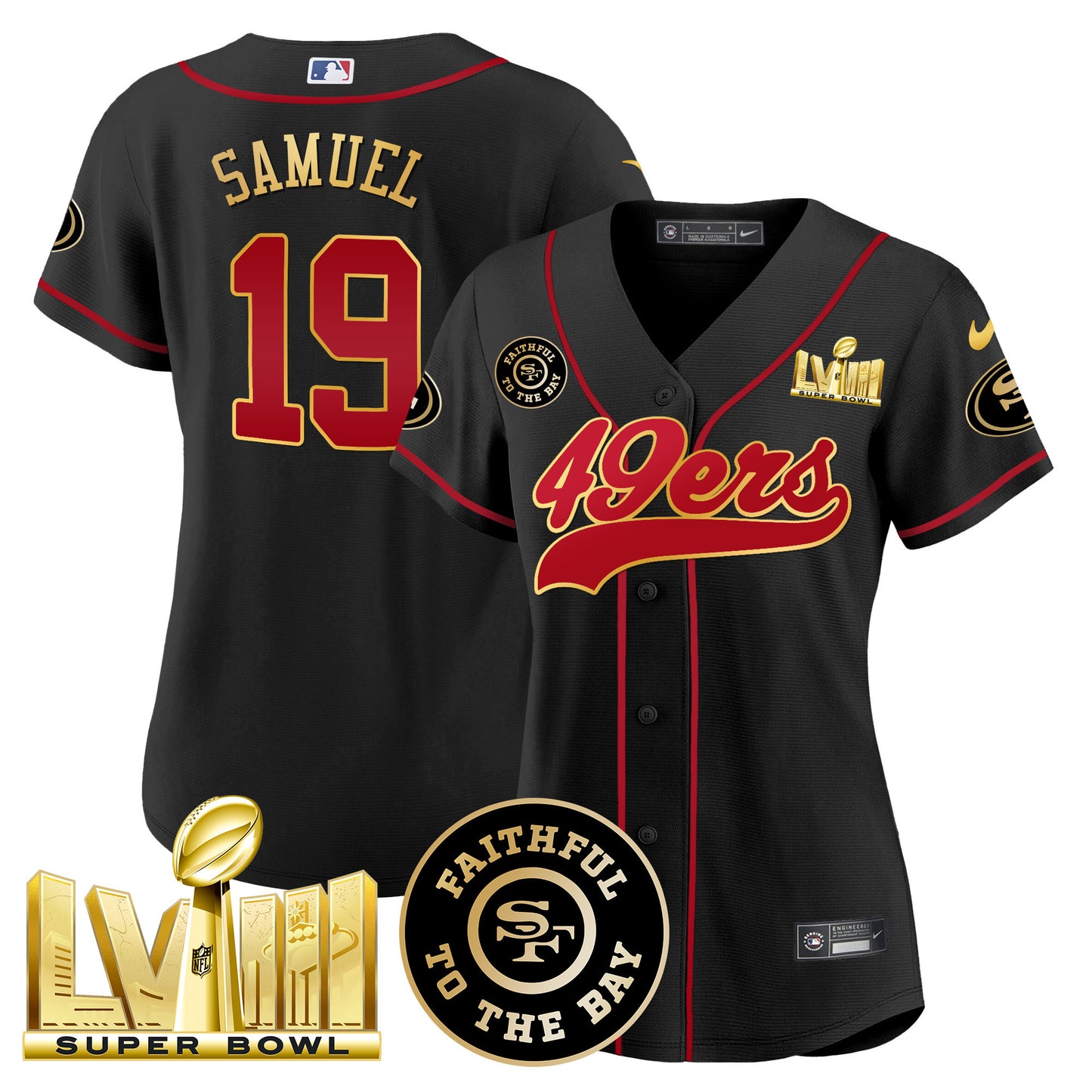 Black Gold Trim - Deebo Samuel