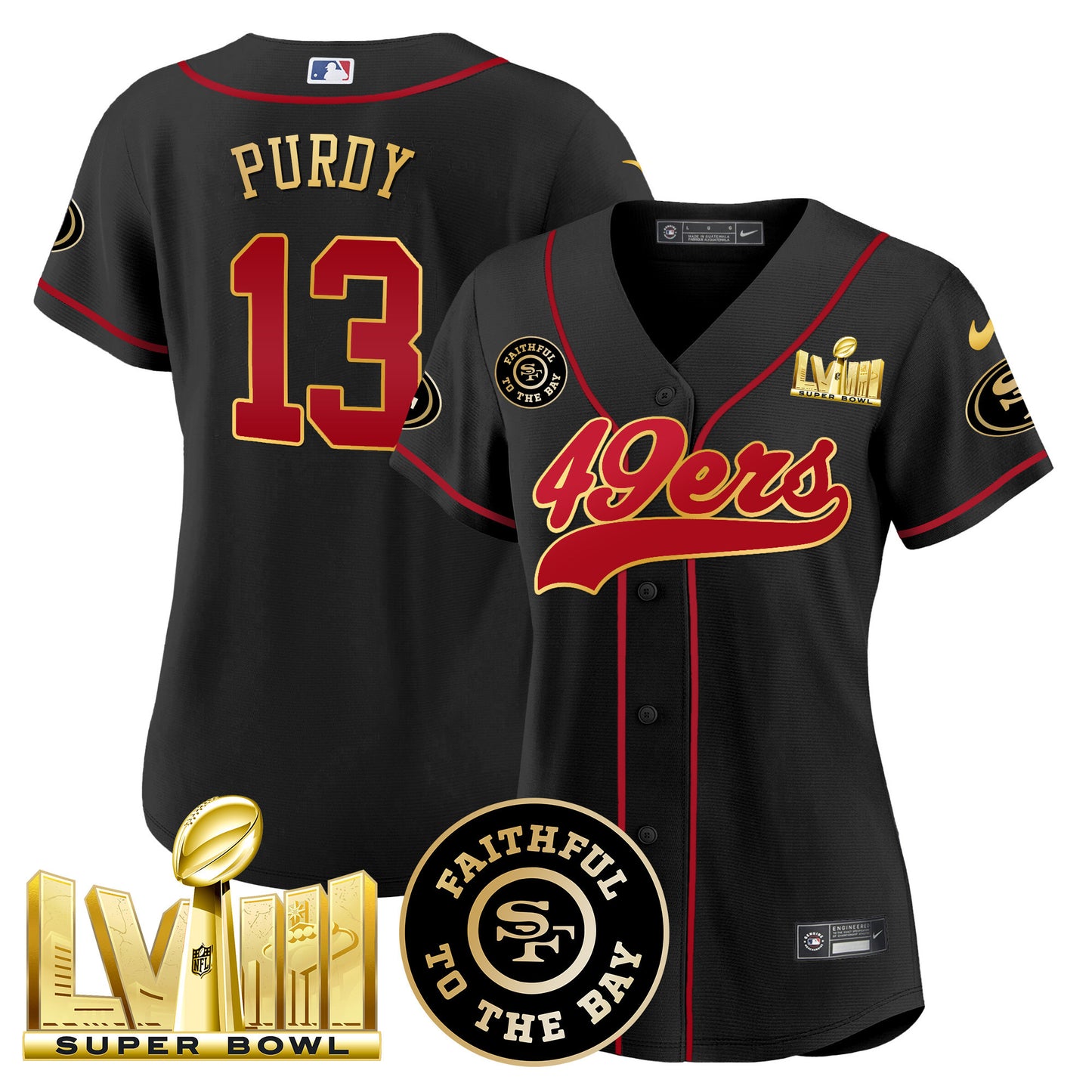 Black Gold Trim - Brock Purdy