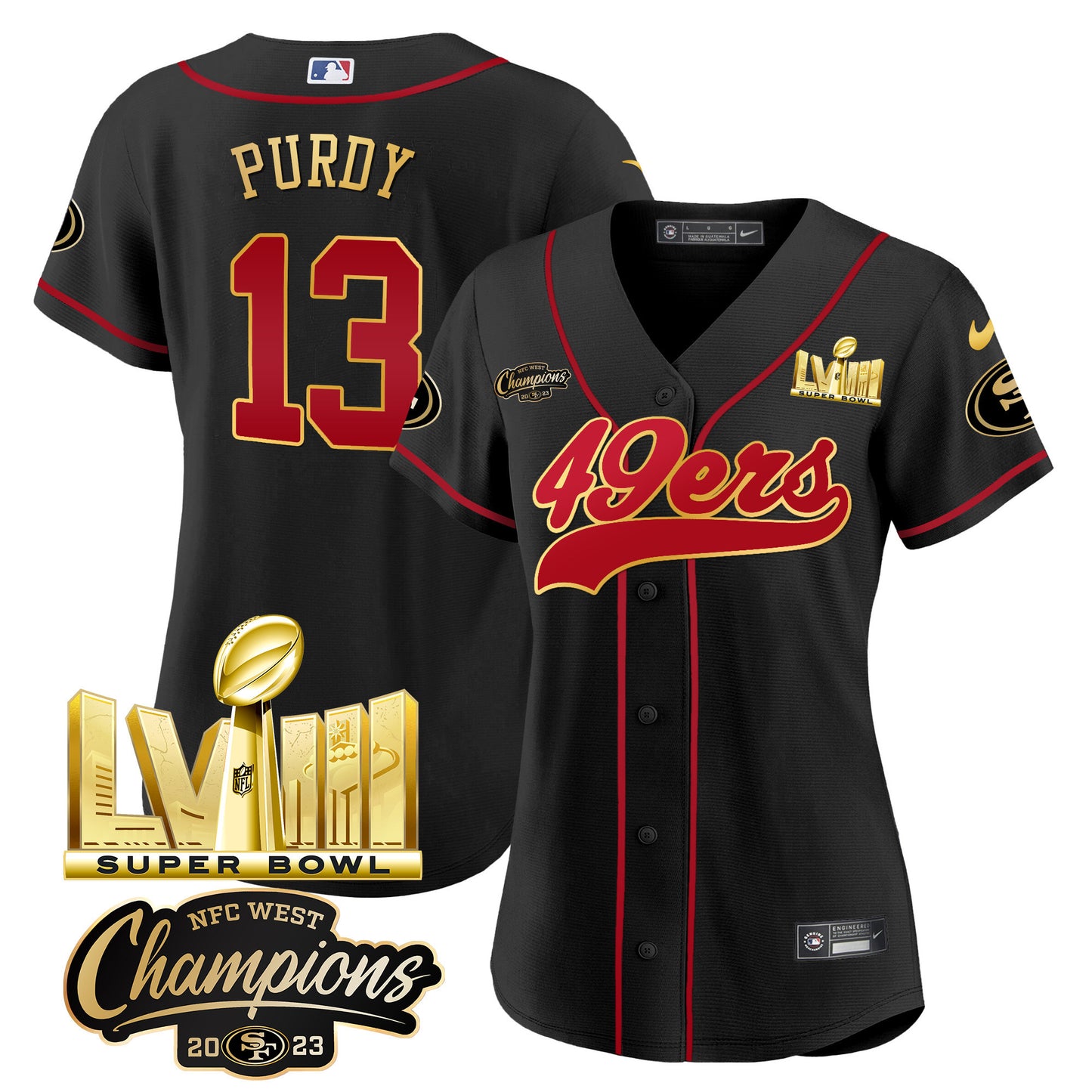 Black Gold Trim - Brock Purdy