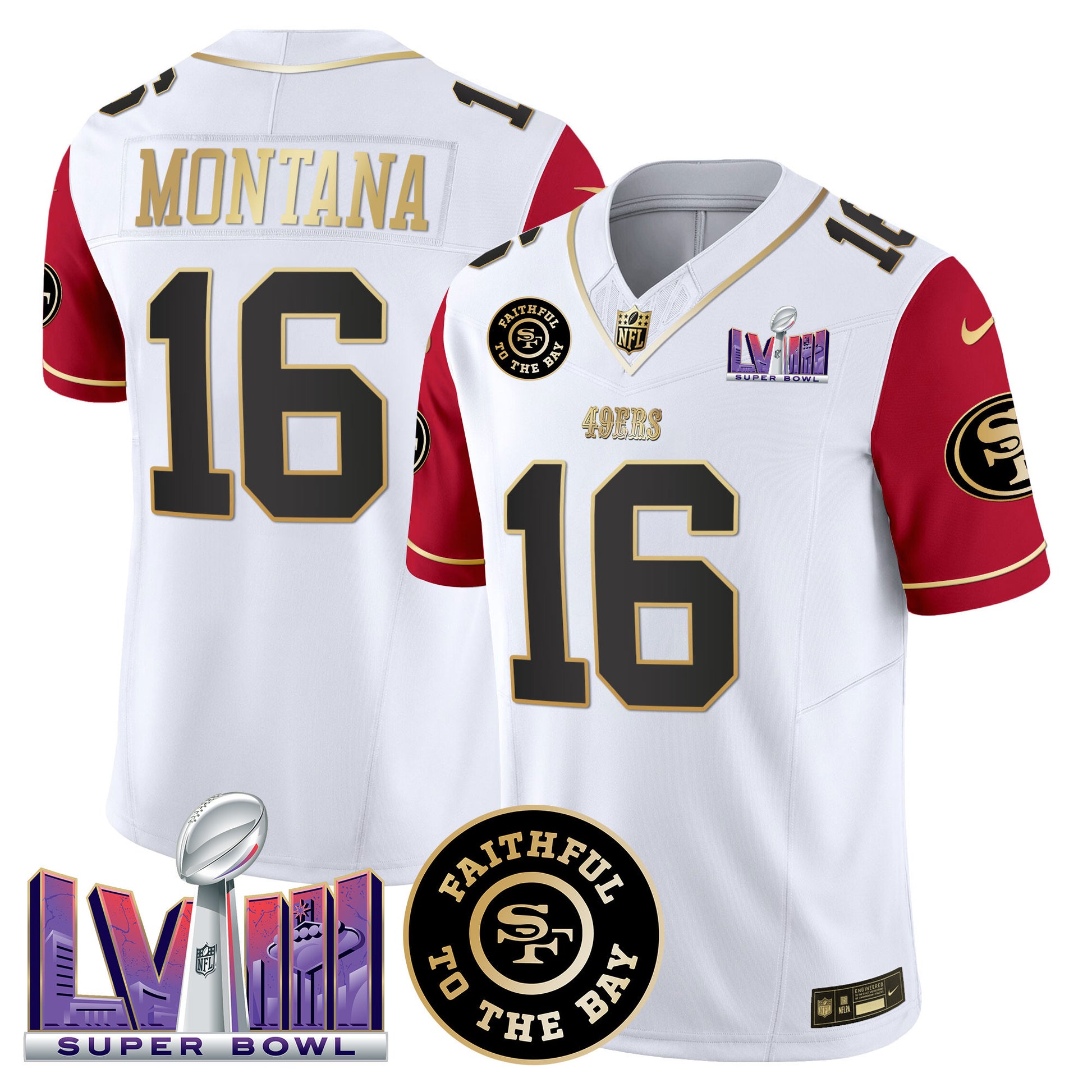 Color Sleeves - Joe Montana
