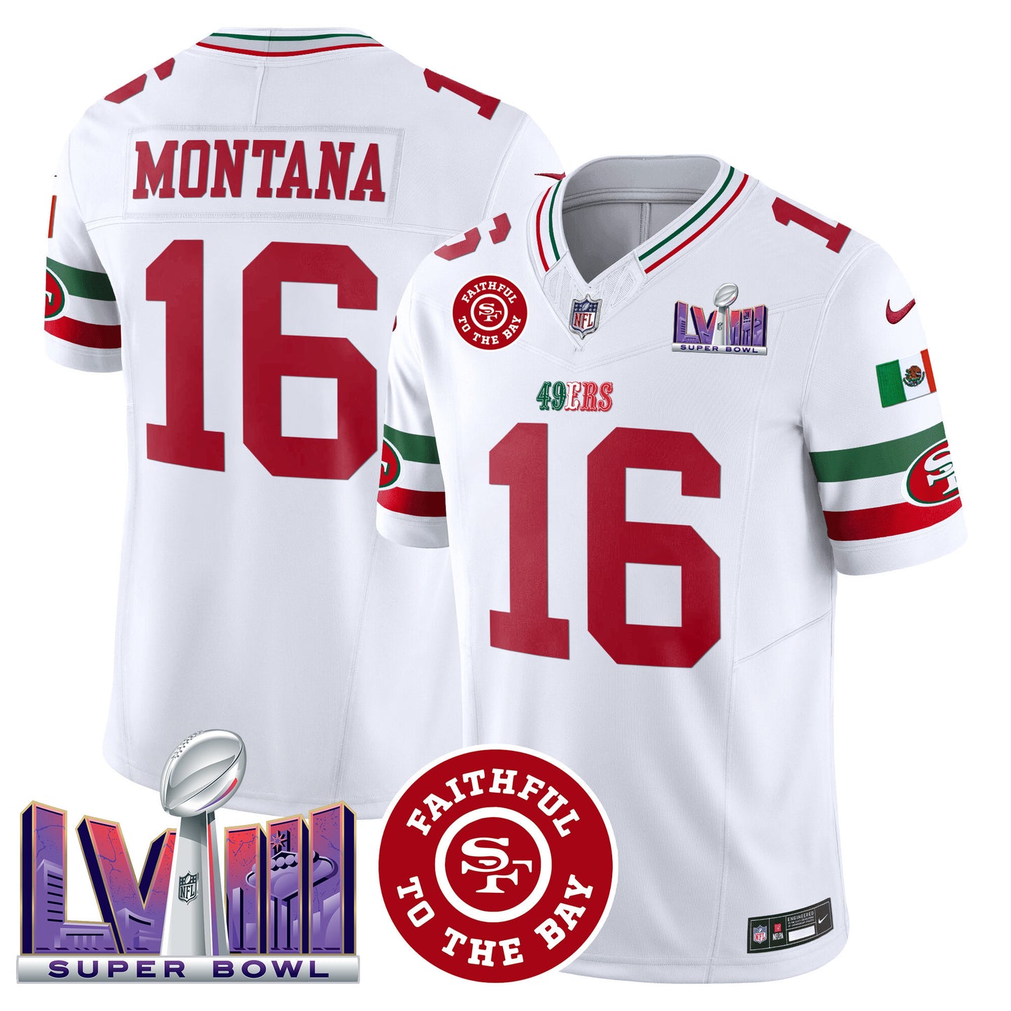 White - Joe Montana