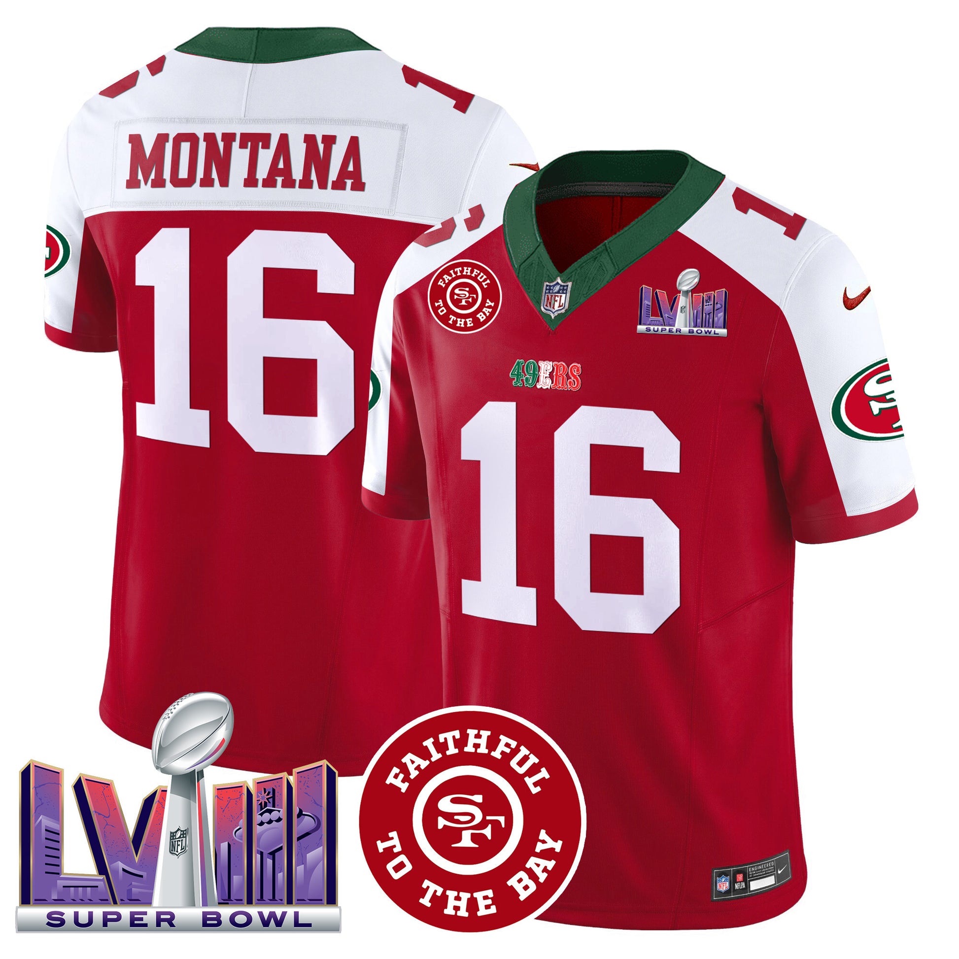 Red Alternate - Joe Montana