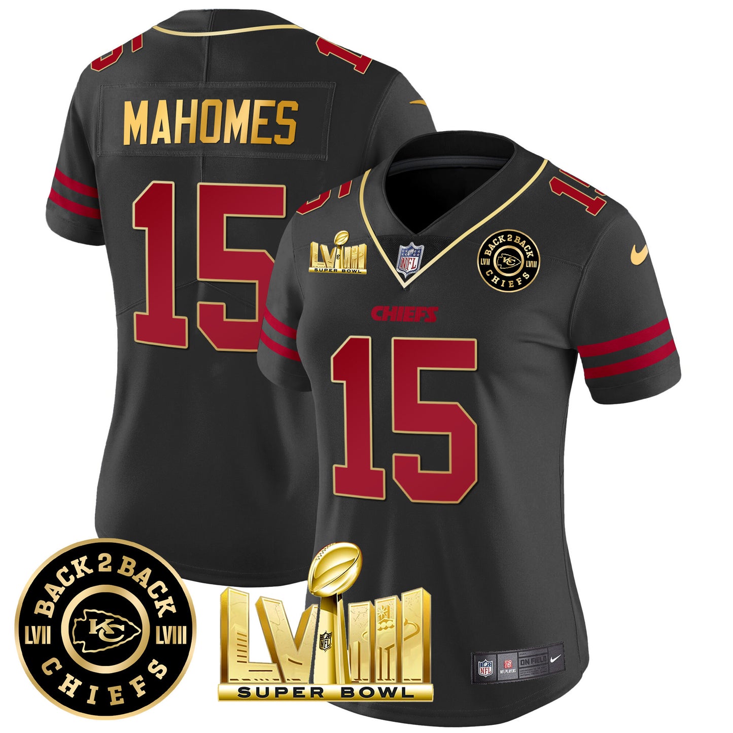 Gold Trim - Patrick Mahomes