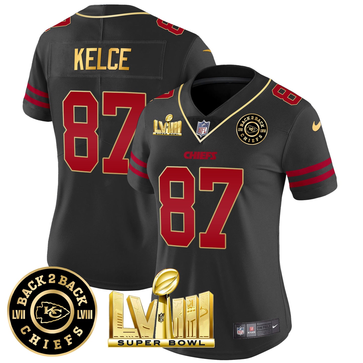 Gold Trim - Travis Kelce