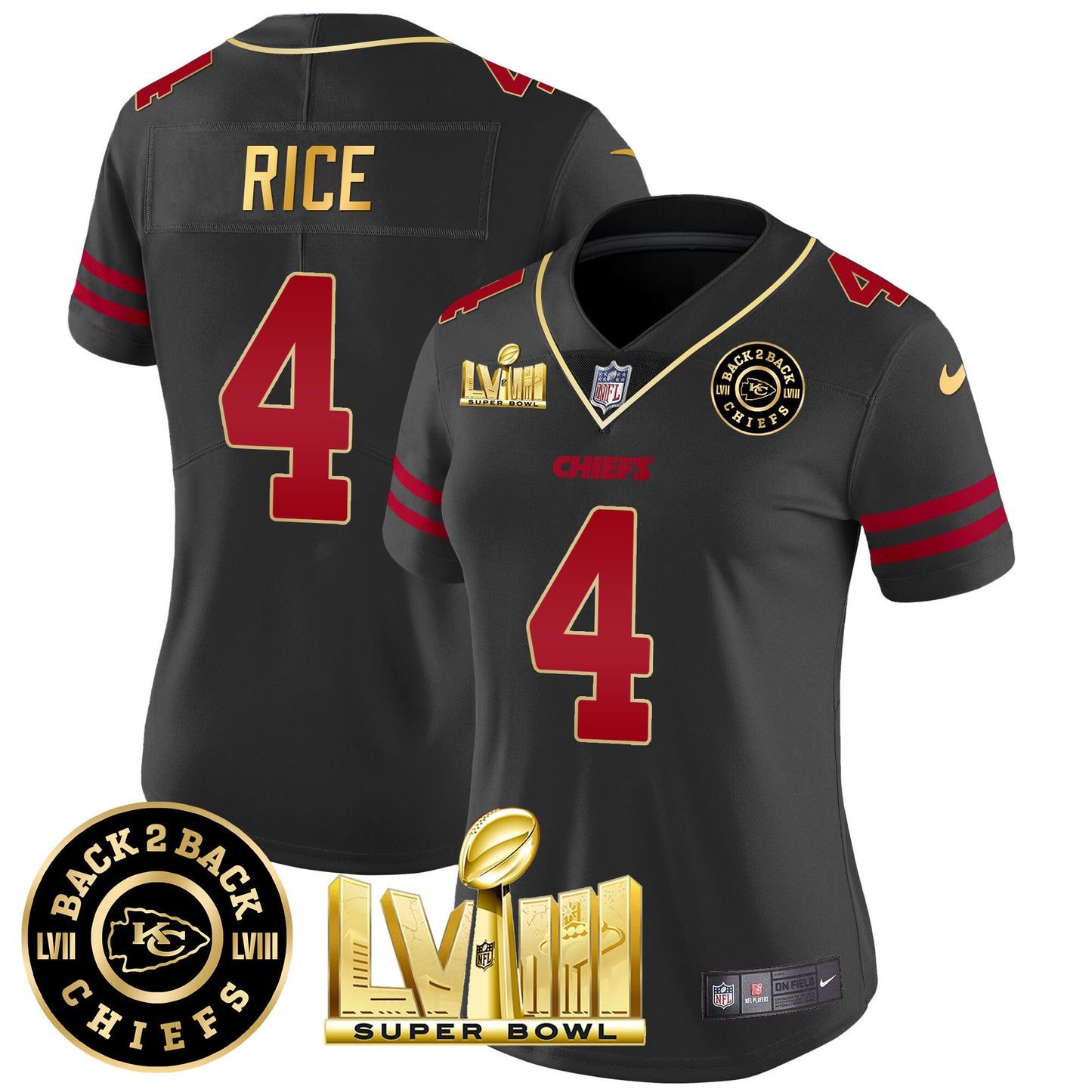 Gold Trim - Rashee Rice