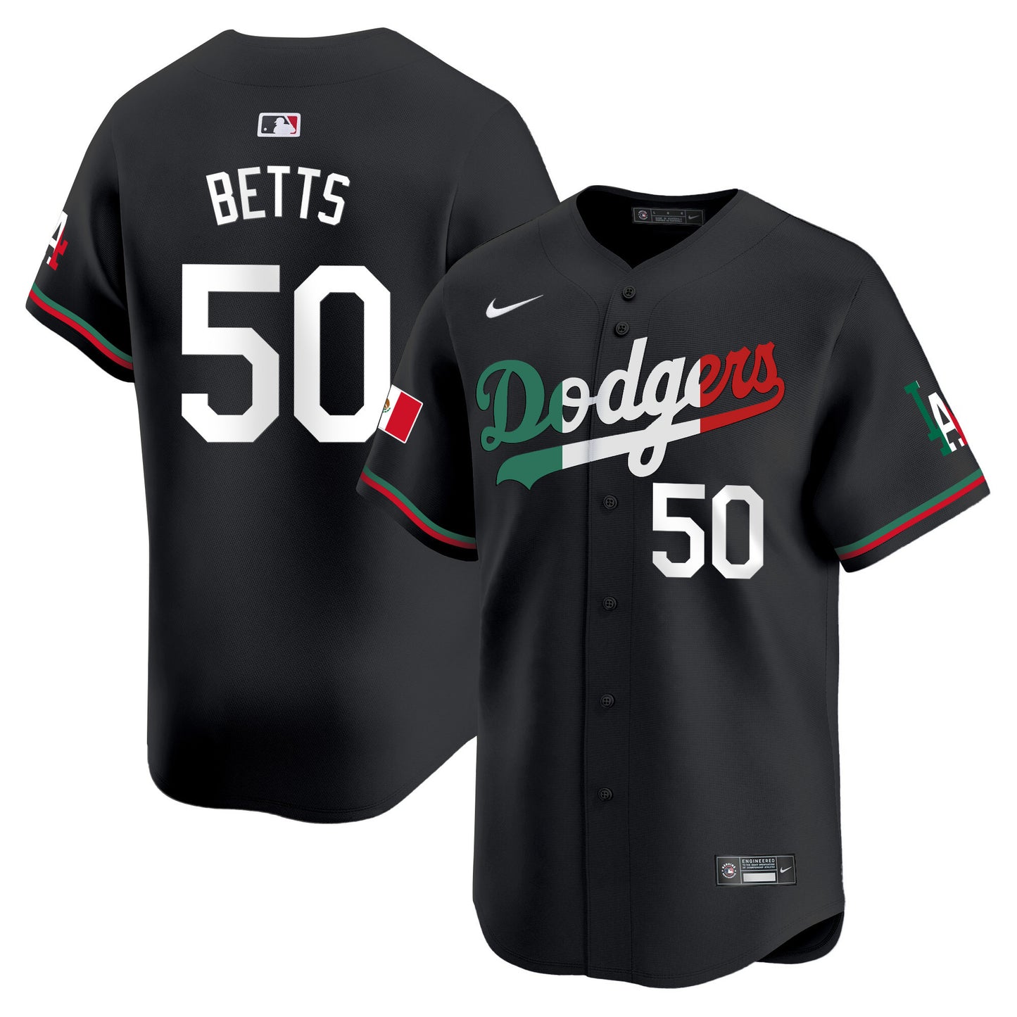 Black Mexico Flag - Mookie Betts