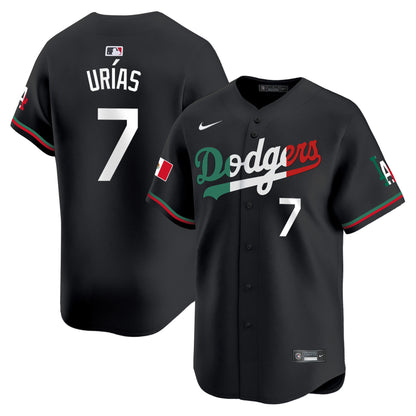 Black Mexico Flag - Julio Urias